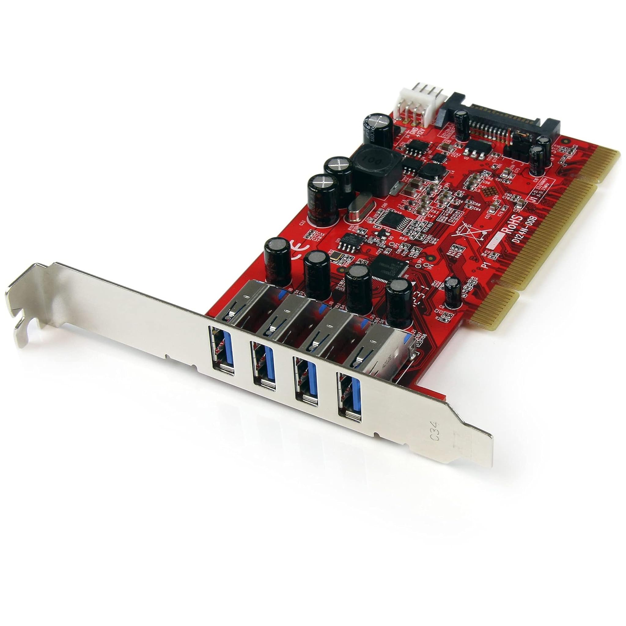 Startech.com Scheda PCI con 4 Porte USB 3.0
