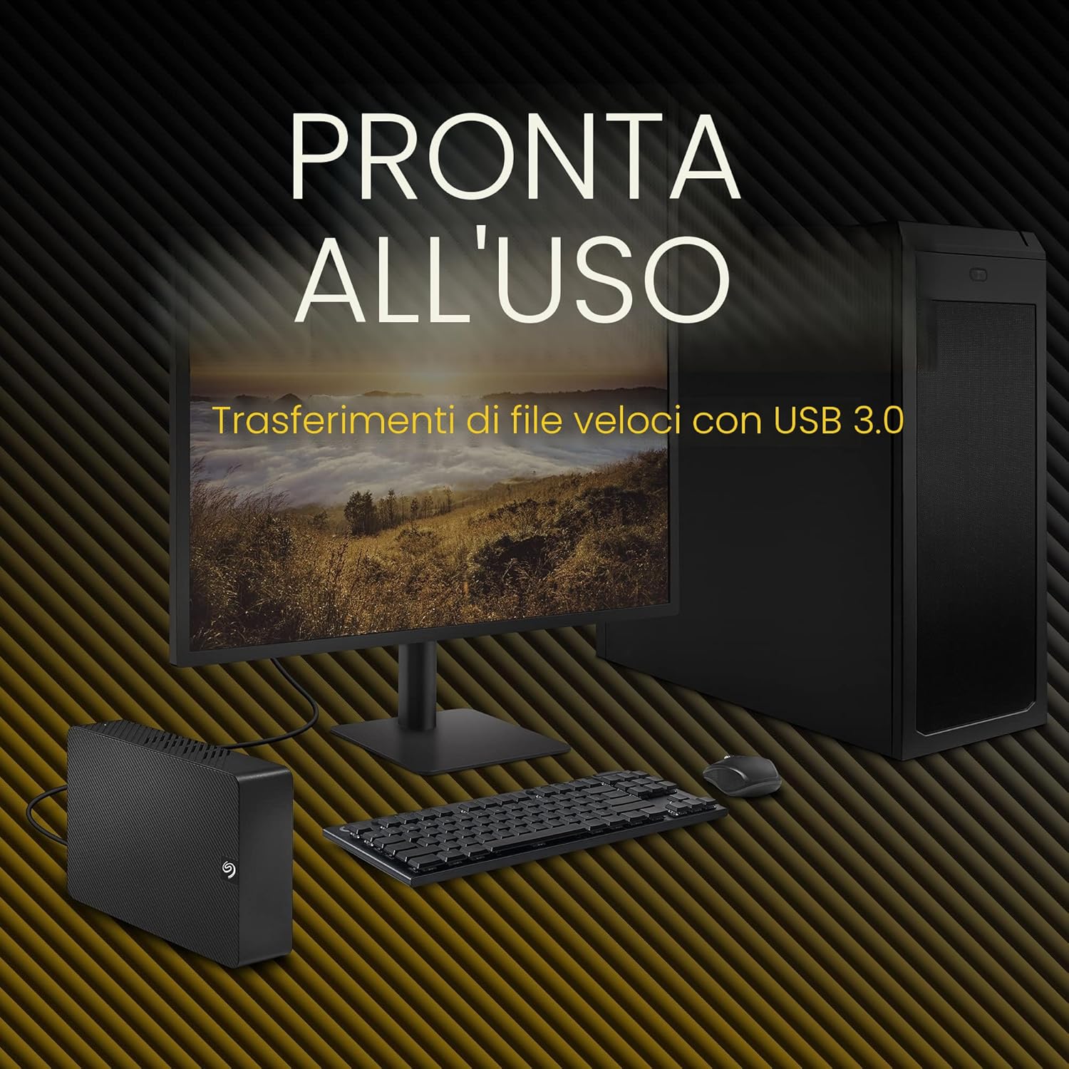 Seagate Expansion Desktop 16TB - Hard disk esterno 3.5" - immagine 5