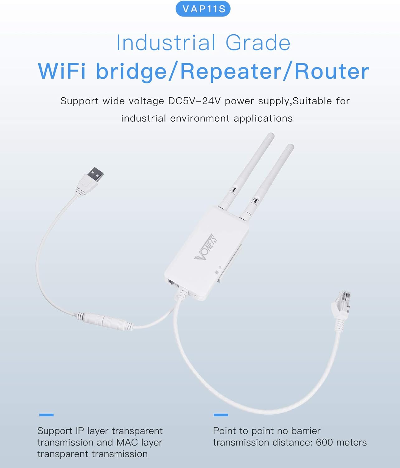 Vonets 2.4GHz WiFi Bridge Mini Router VAP11S - immagine 2