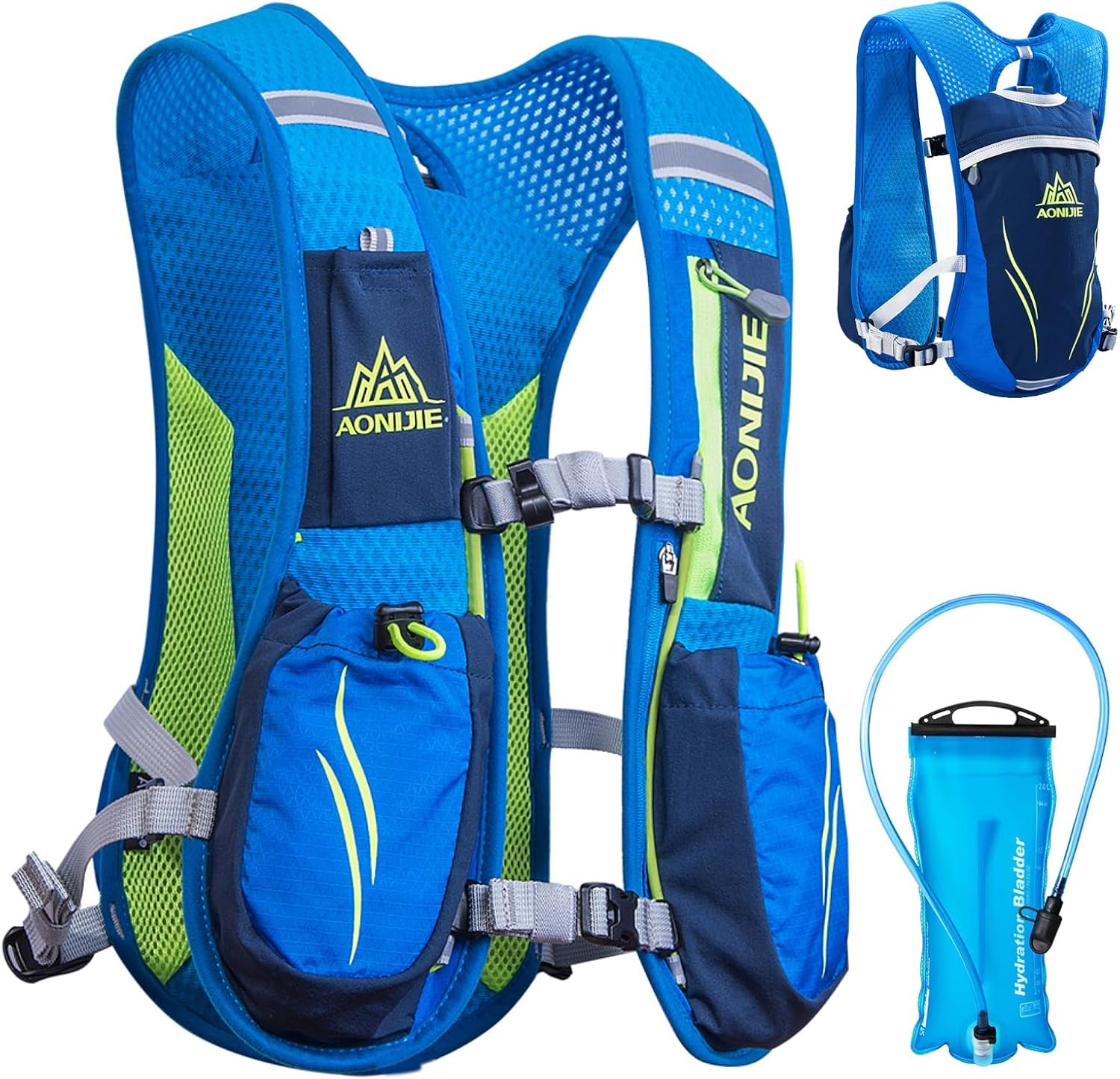 Triwonder Zaino Trail Running 5L con Borraccia - immagine 1