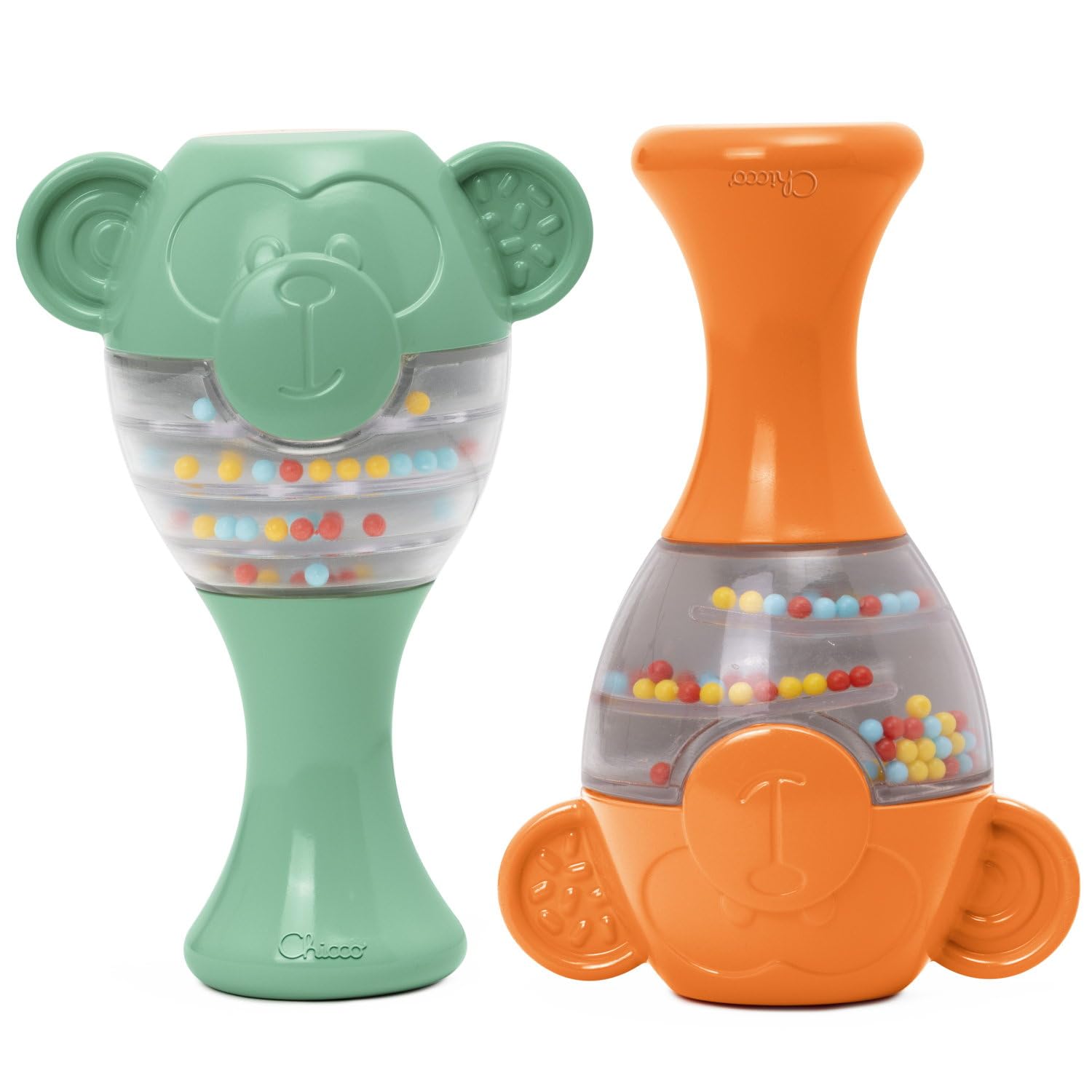 Chicco Maracas Eco+ Scimmie - Gioco Sonoro in Plastica