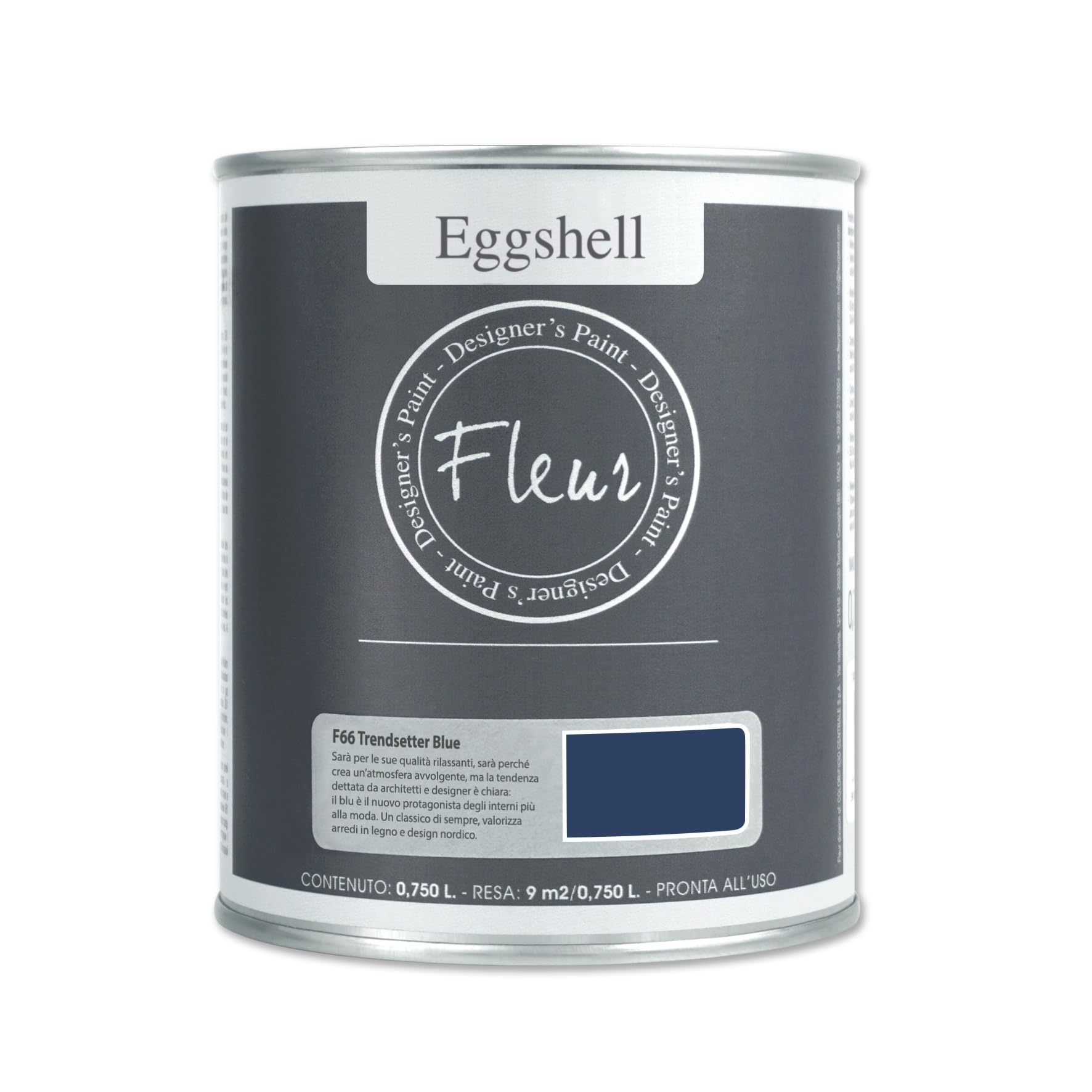 Fleur Designer's Paint EGGSHELL Smalto Multisuperficie 750ml