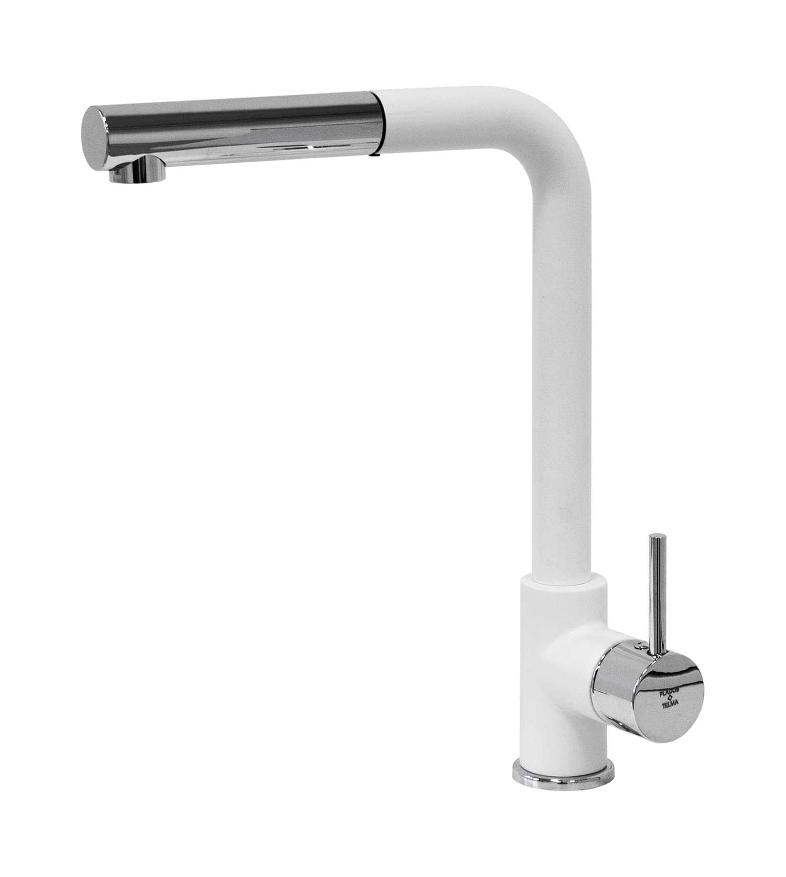Miscelatore Cucina Plados Monocomando VEMIXEXTL, Bianco Latte