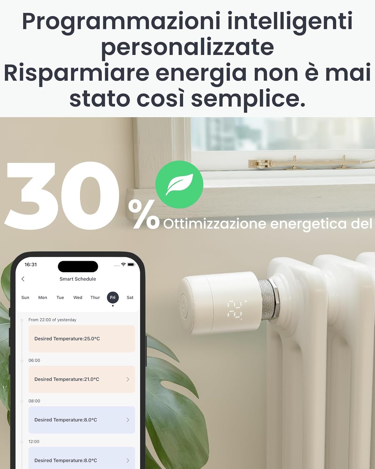 Switchbot Termostato Smart per Termosifone Bluetooth - immagine 2