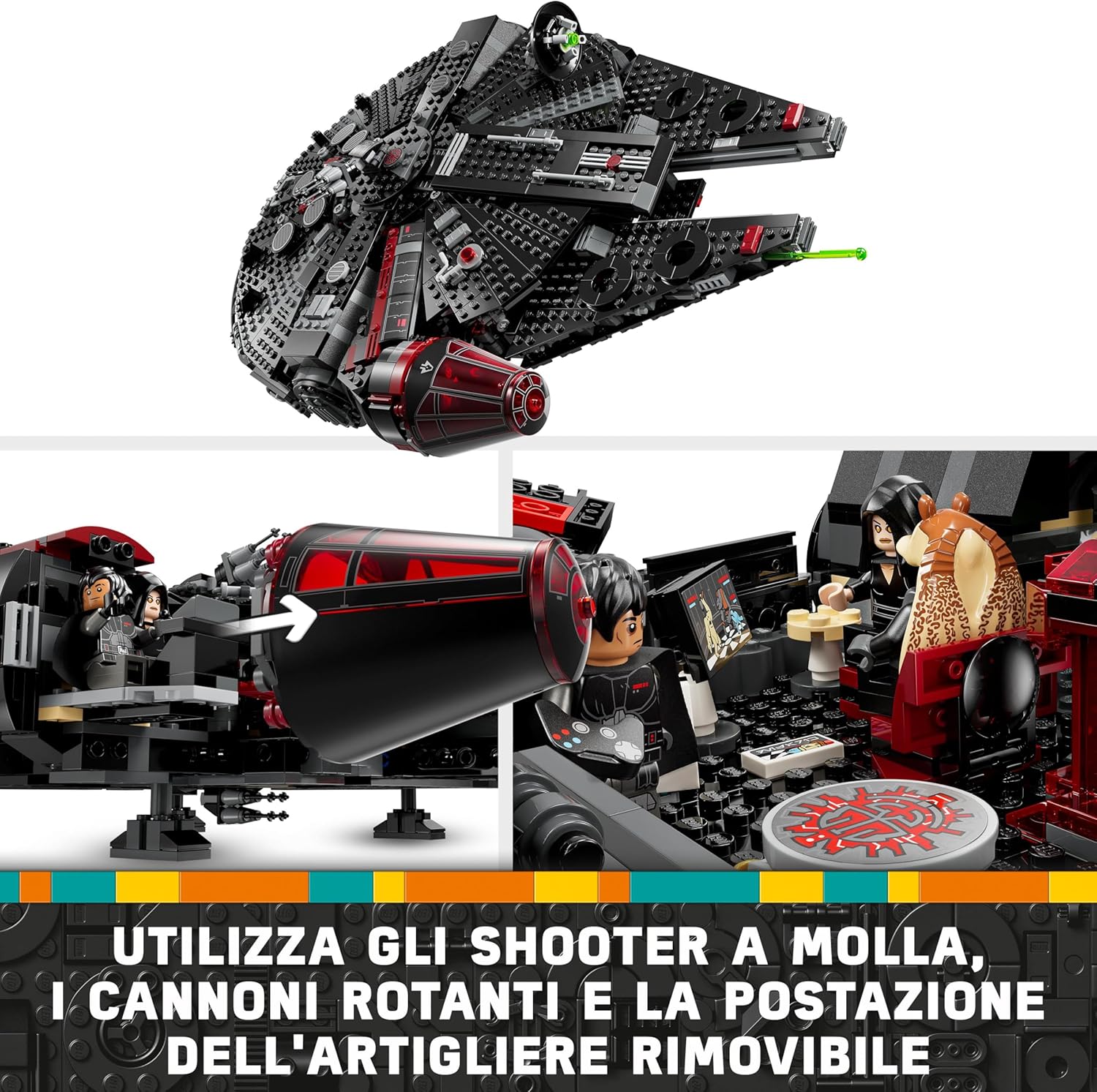 Lego Star Wars Dark Falcon 75389 - Astronave Giocattolo - immagine 5