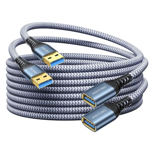Andtobo Cavo Prolunga USB 3.0 (2 Pacchi 3M+3M)