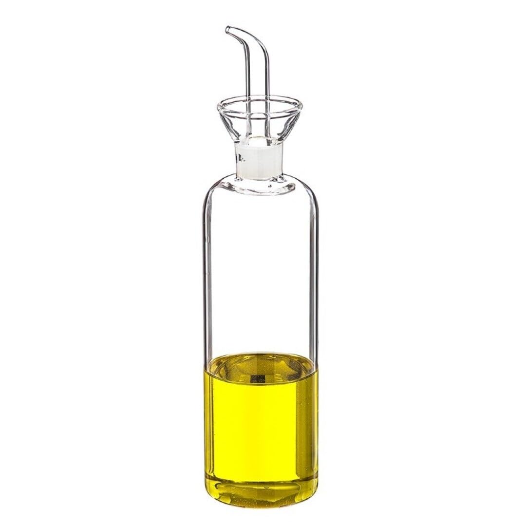 DAMDAM GO | Oliera in Vetro Anti gocciolamento, 500 ml, confezionata