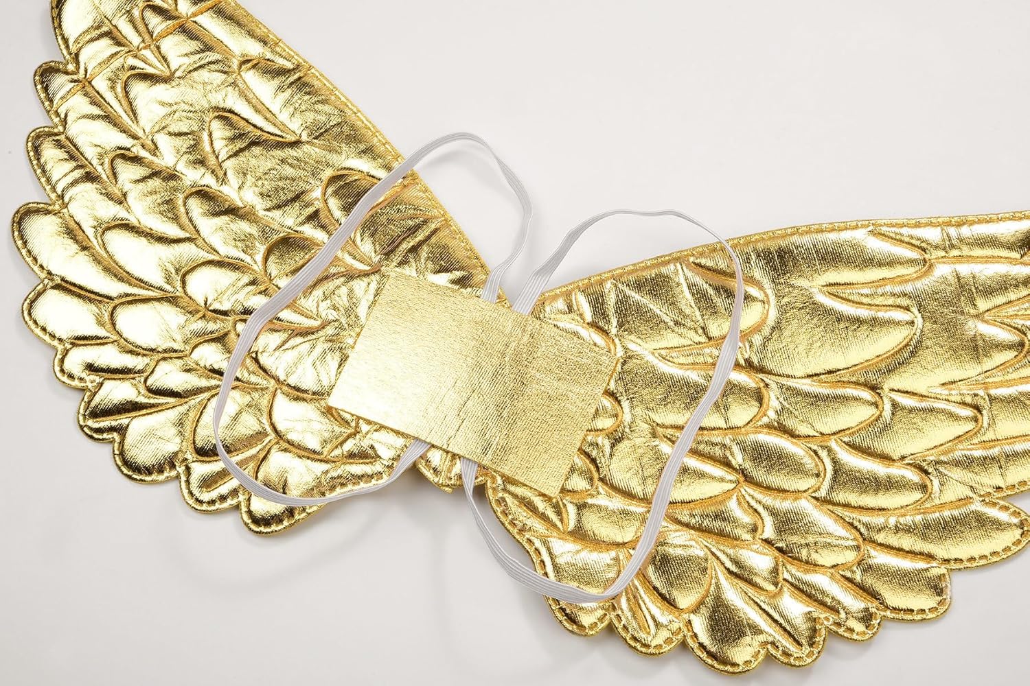 ReliBeauty Costume da Angelo per Bambini con Ali, Aureola e Giglio Artificiale - immagine 6