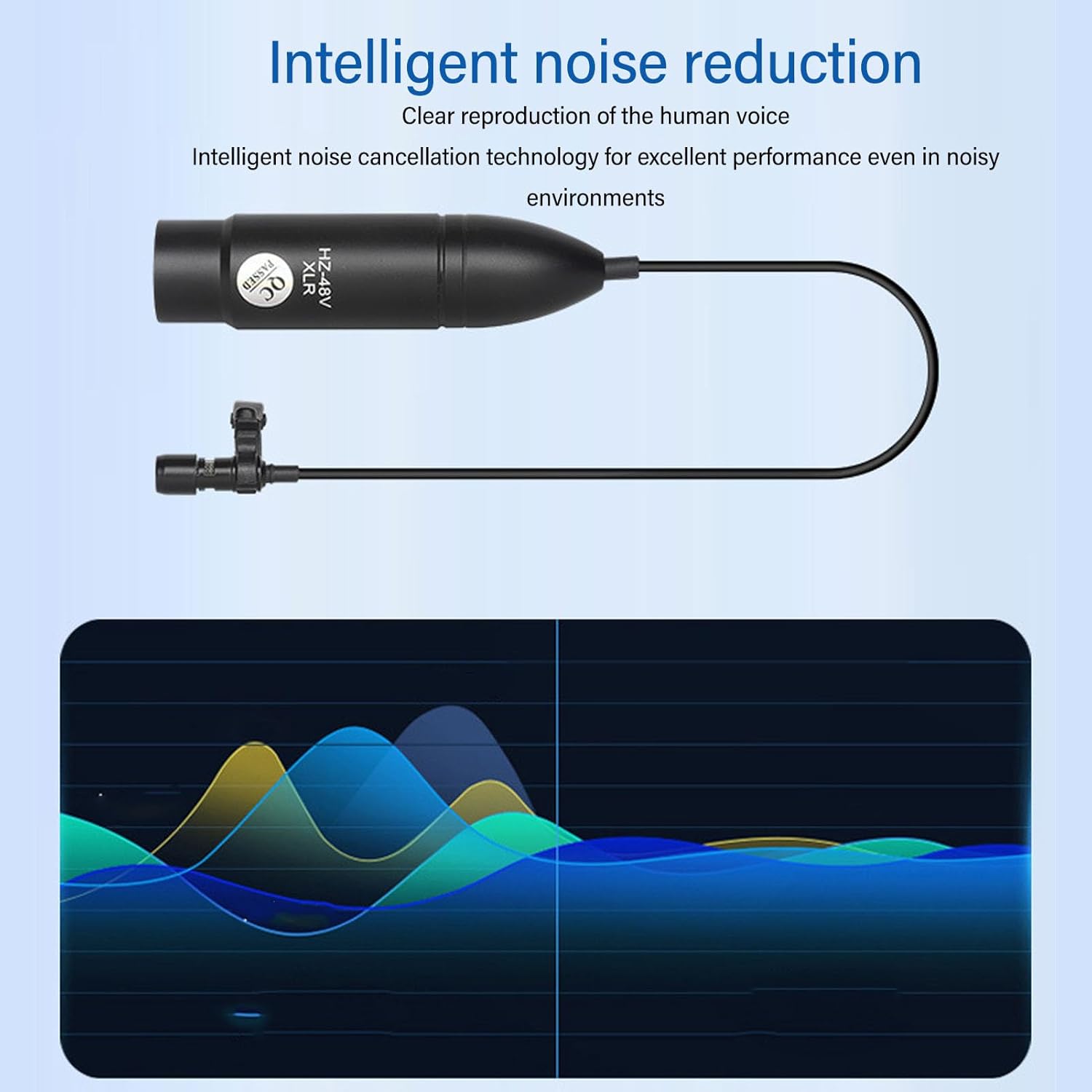 Goshyda Microfono Lavalier Omnidirezionale XLR - immagine 2