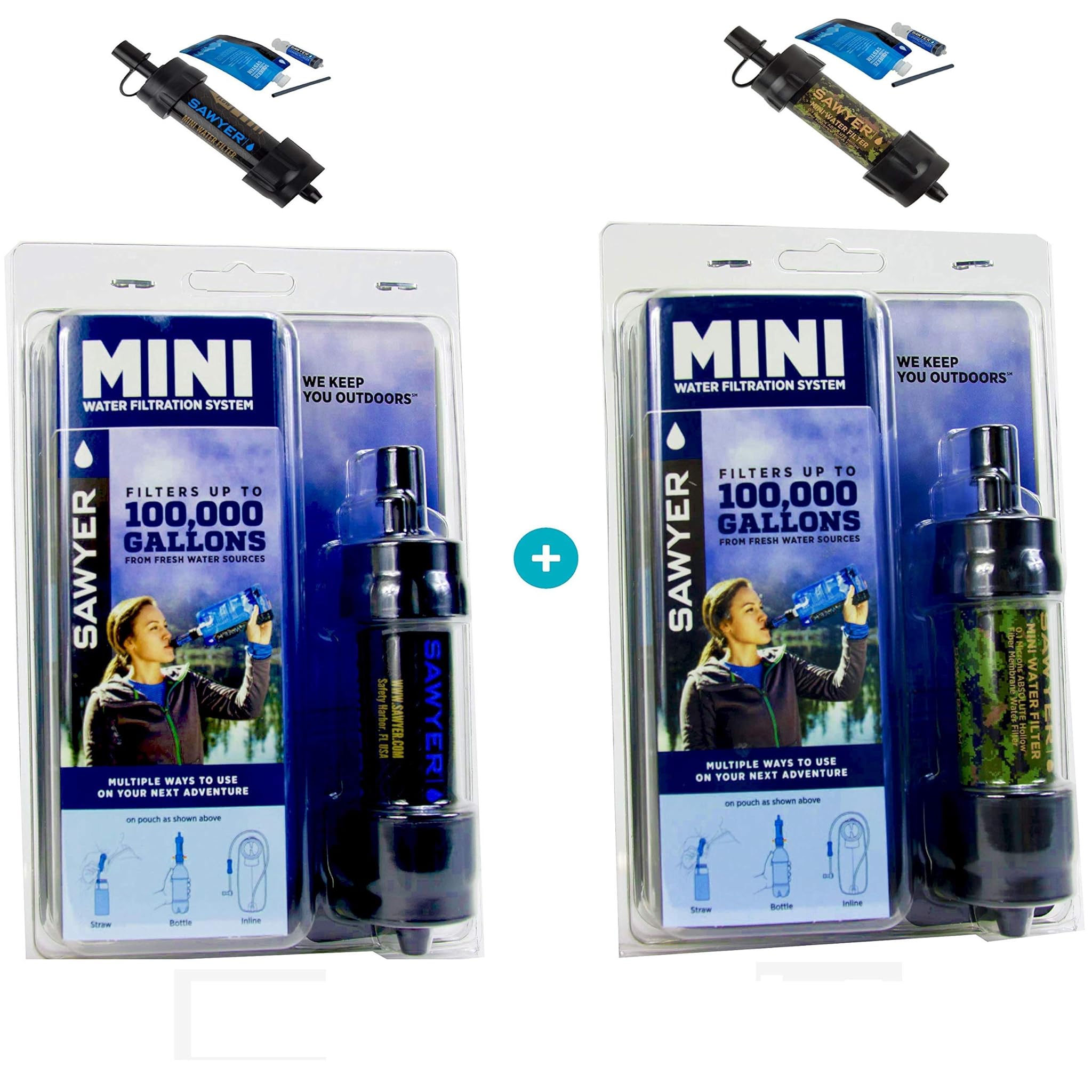 Sawyer Mini Sistema di filtraggio Acqua PointONE Filter Outdoor & Trekking