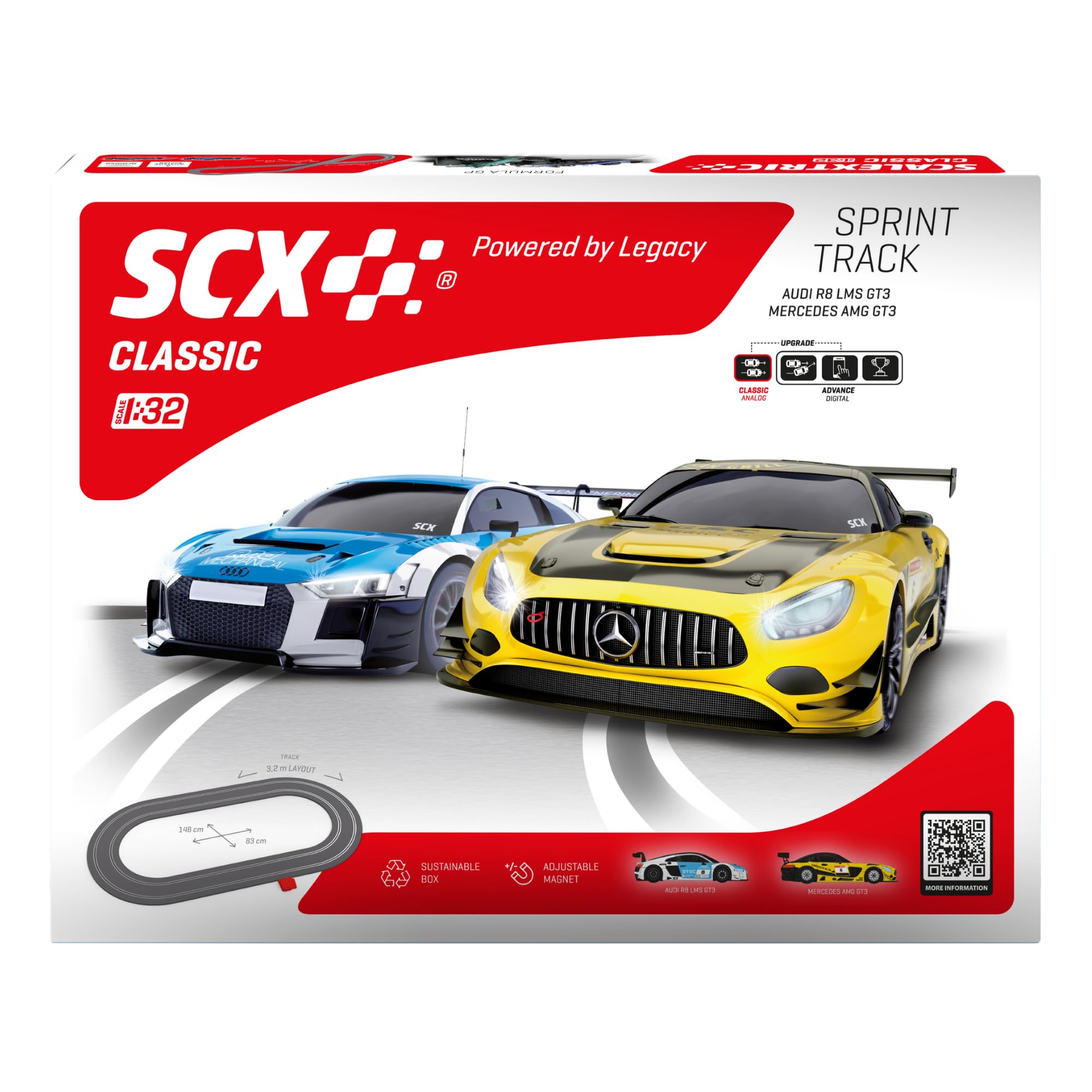 SCX - Circuito Originale Classic Sprint Track 1:32