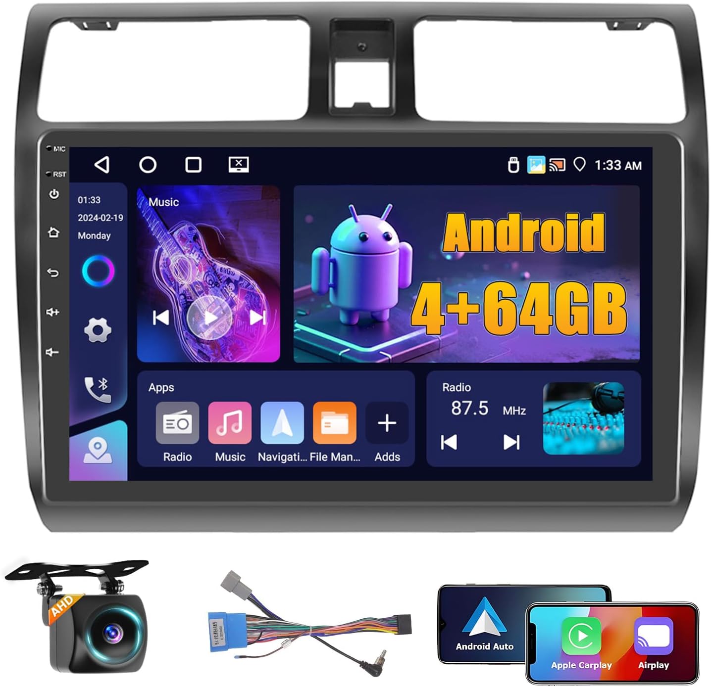 Autoradio Android per Suzuki Swift (2003-2010) - immagine 1