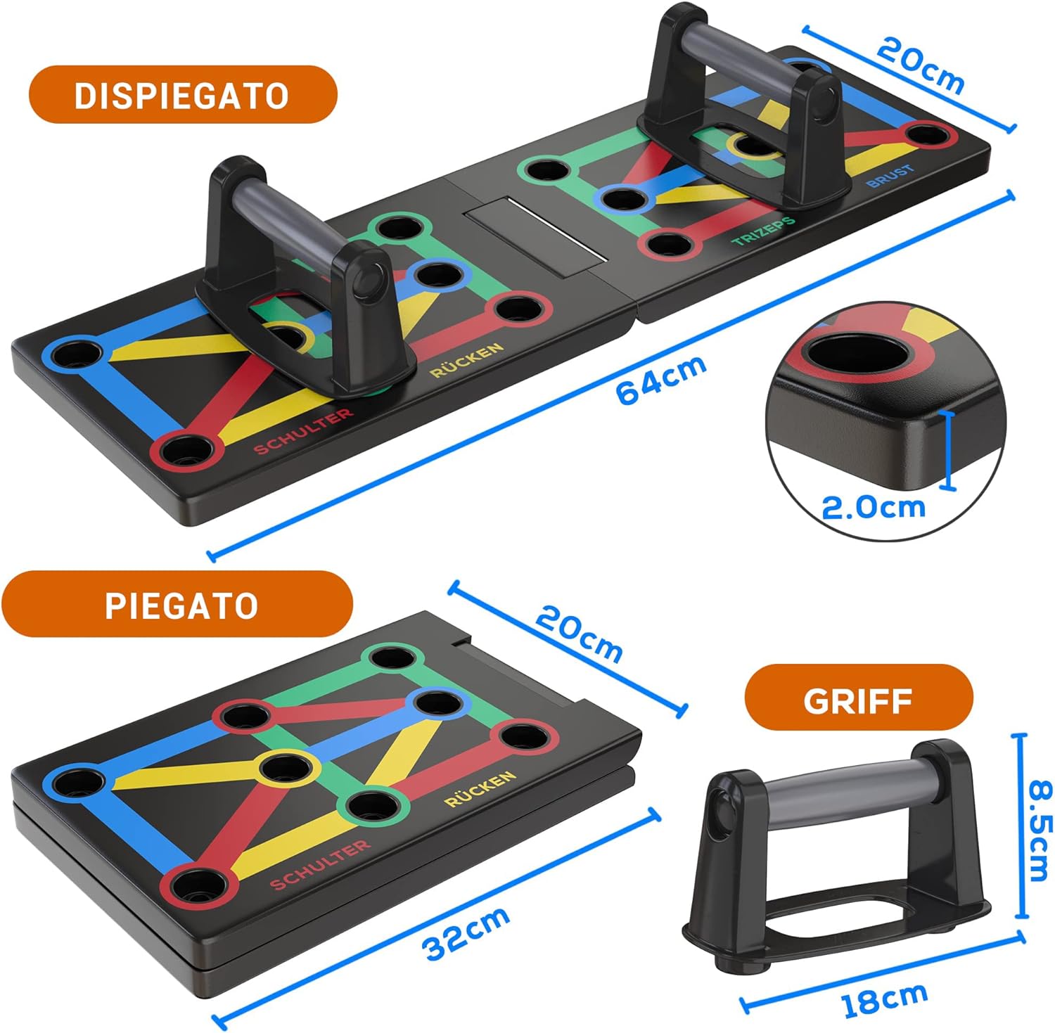 Alphaskin® Set Tavole per Flessioni Premium - immagine 6