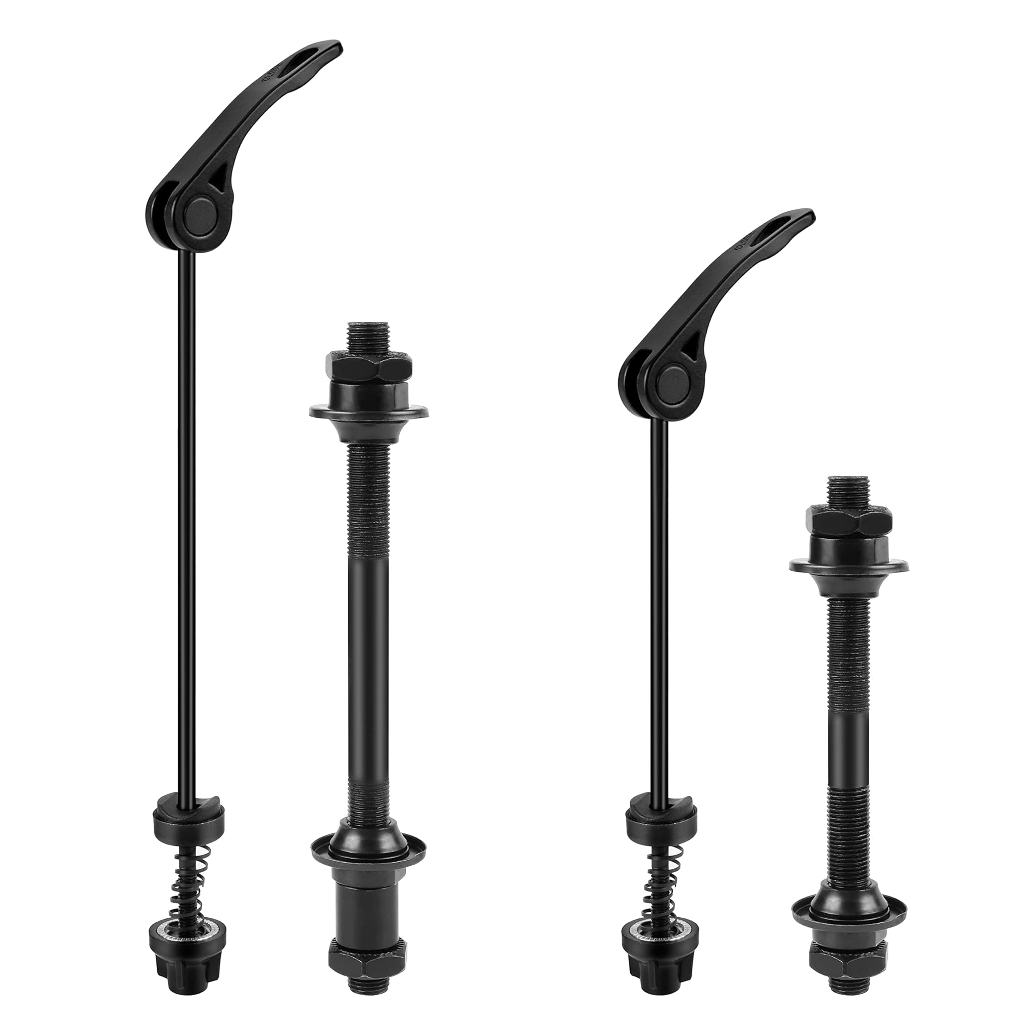 JSMTKJ 1 Paio Sgancio Rapido Mozzo Ruota Bici, Nero