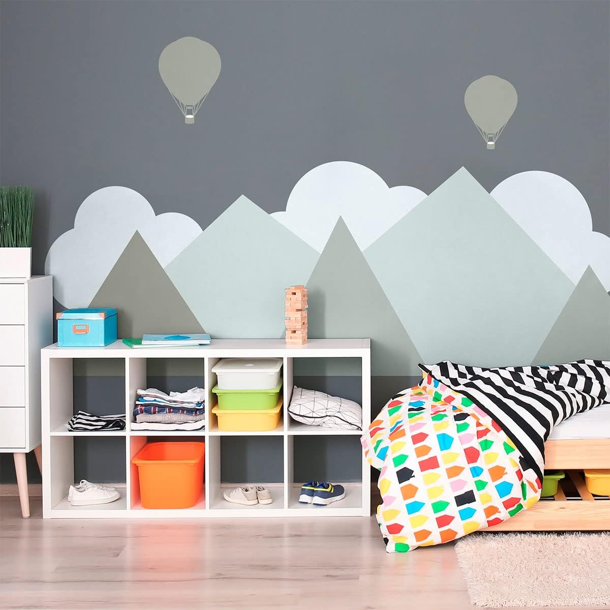 Adesivi Murali per Bambini Montagne Scandinave Helsinki - immagine 2