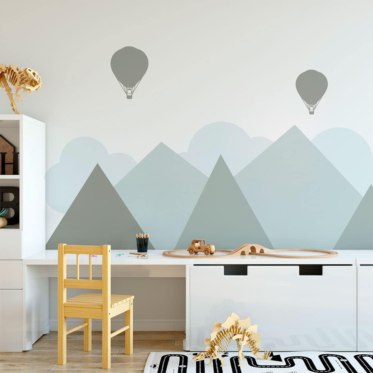 Adesivi Murali per Bambini Montagne Scandinave Helsinki - immagine 4