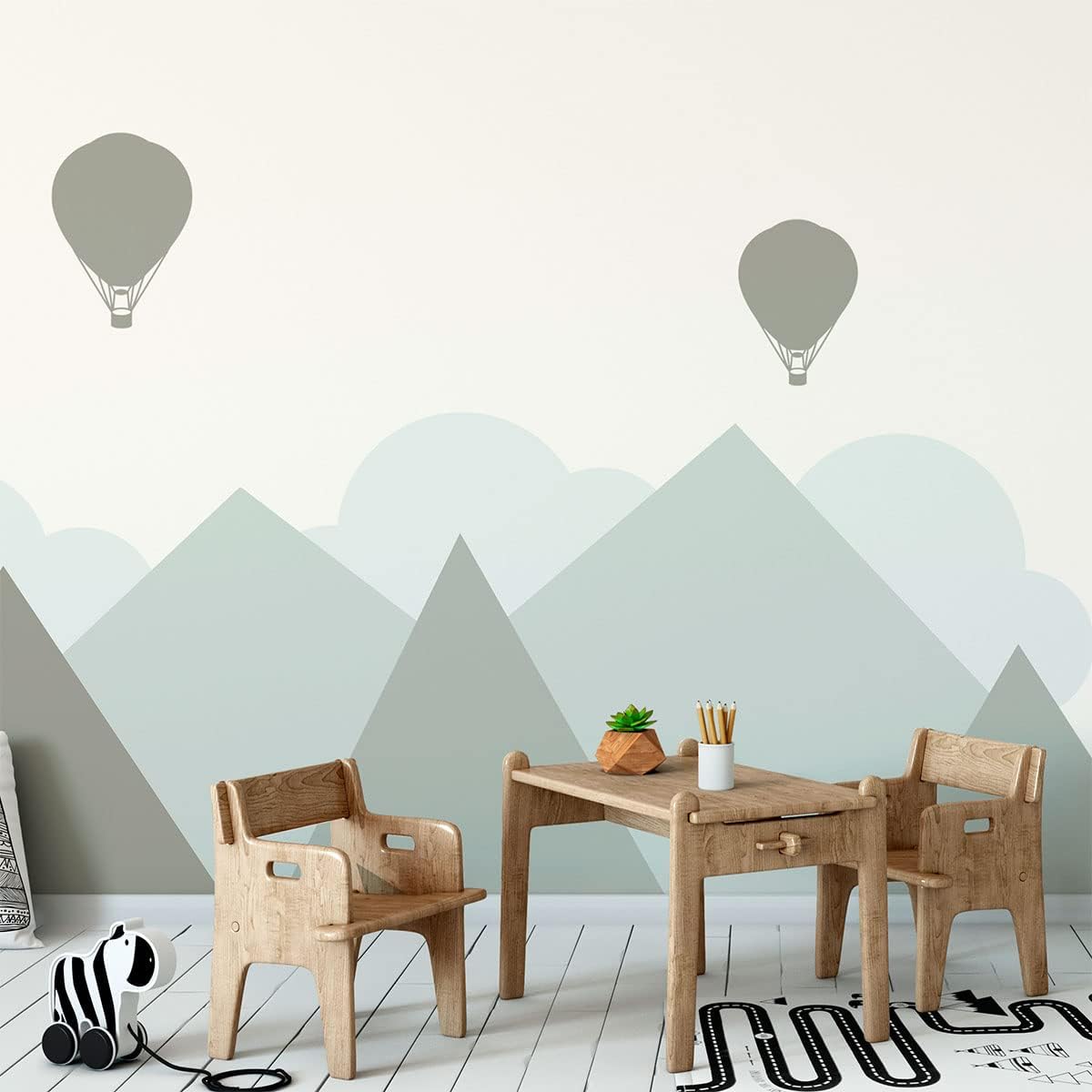 Adesivi Murali per Bambini Montagne Scandinave Helsinki - immagine 5