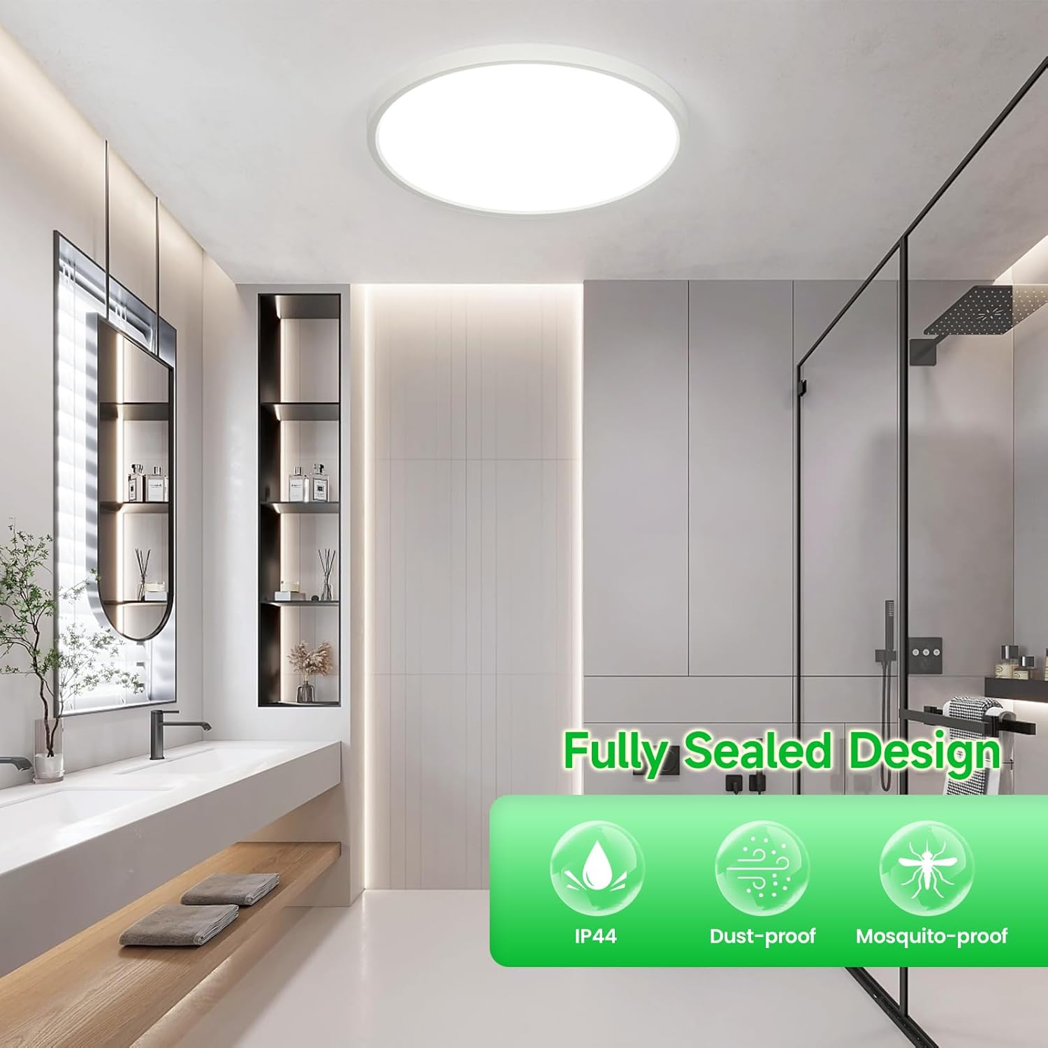 Otren Plafoniera LED Soffitto Dimmerabile 48W 40CM - immagine 6