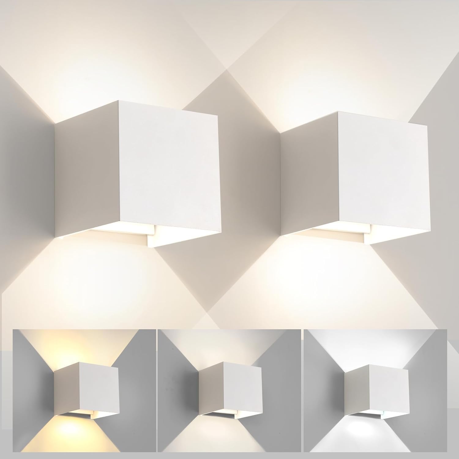 Lampada da Parete Interno/Esterno 12W (2 pz) - immagine 1