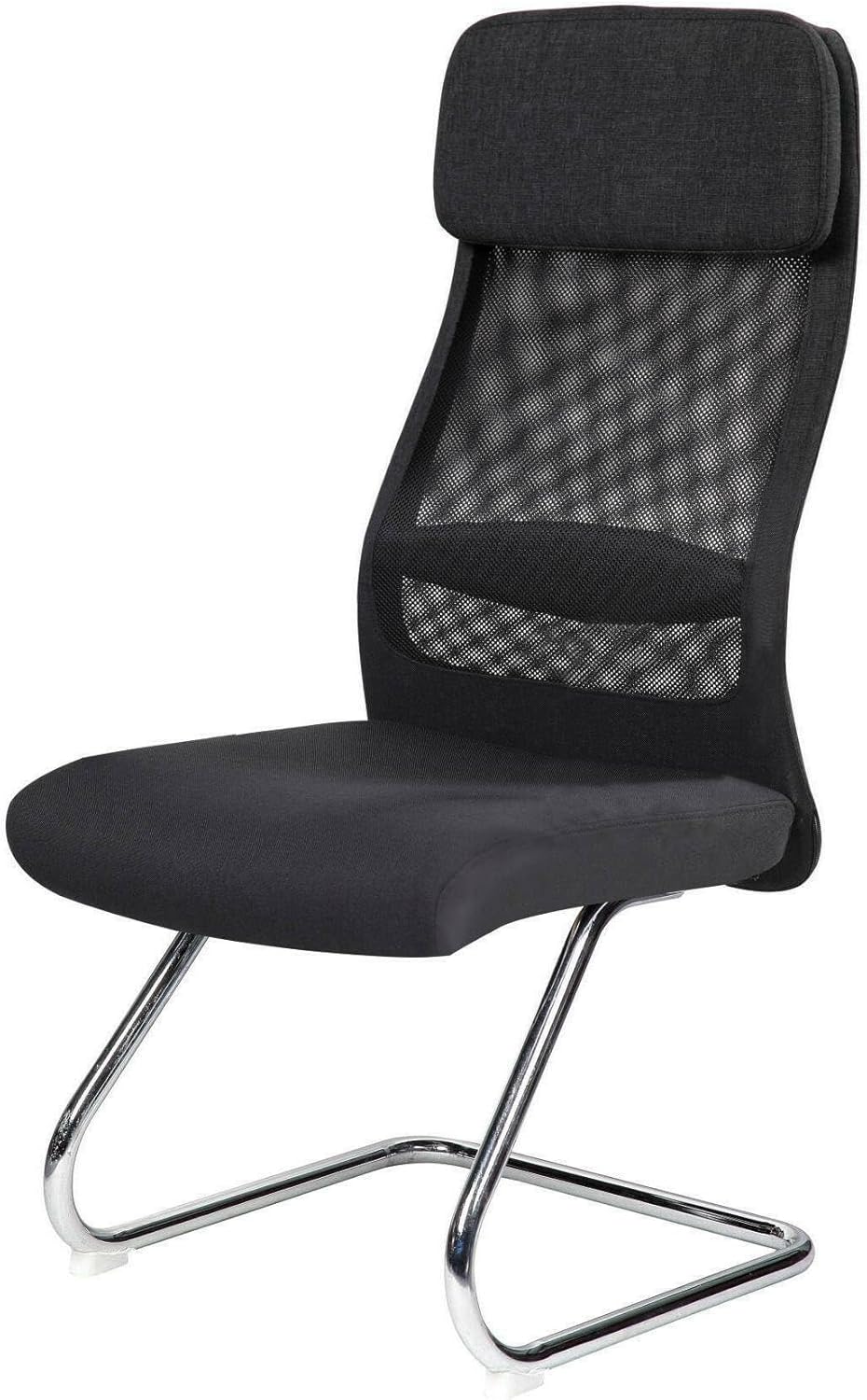 Dmora Sedia da Ufficio Perth, Nera - immagine 1