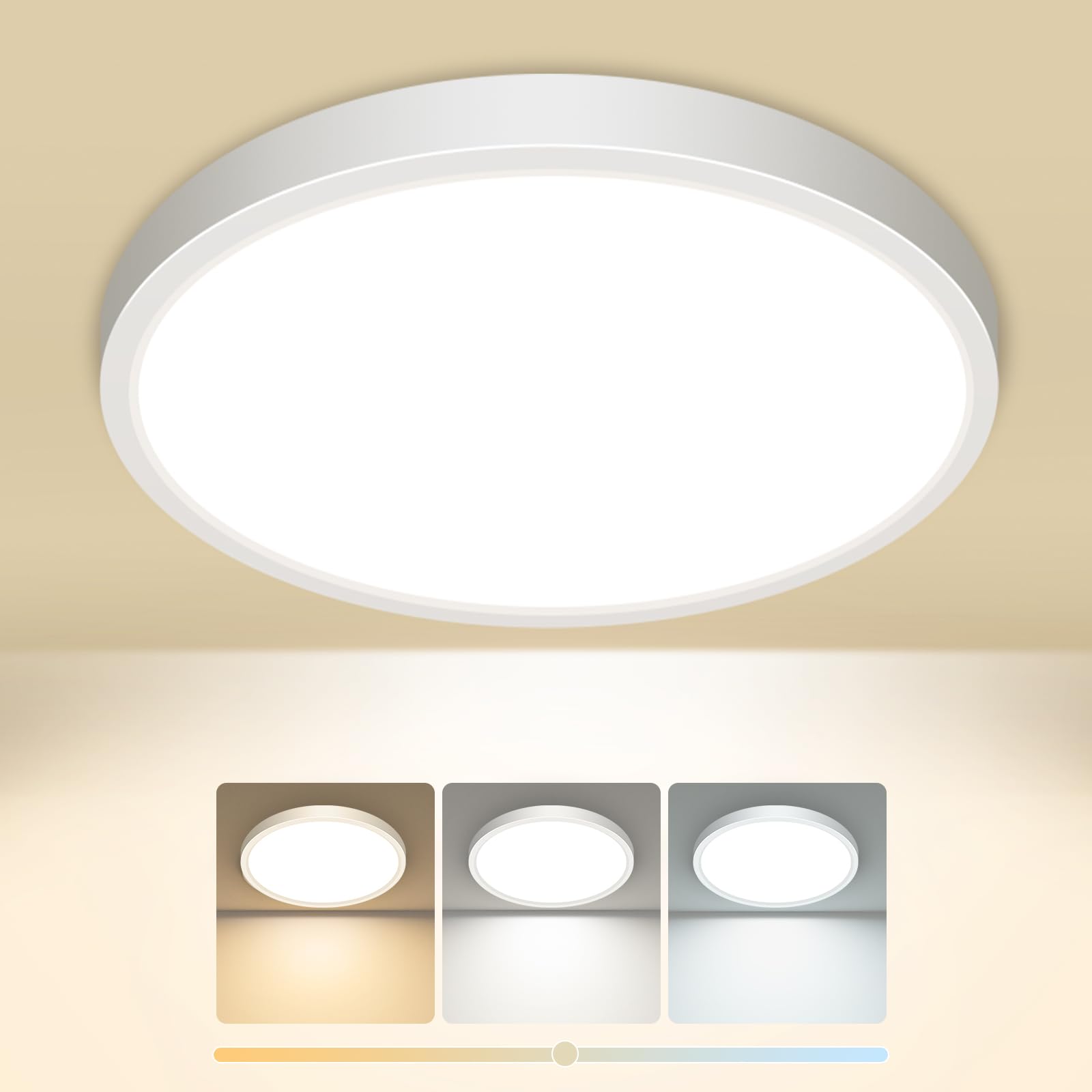 Slochi Plafoniera LED Soffitto Ø18cm 15W 1500LM