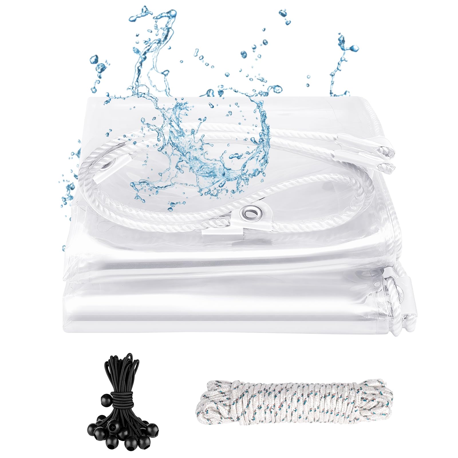 Telo Telone Impermeabile Esterno Occhiellato 2x3m PVC