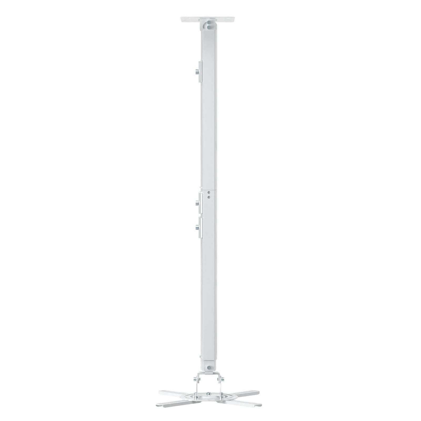 Suptek Supporto per Proiettore da Soffitto, Bianco