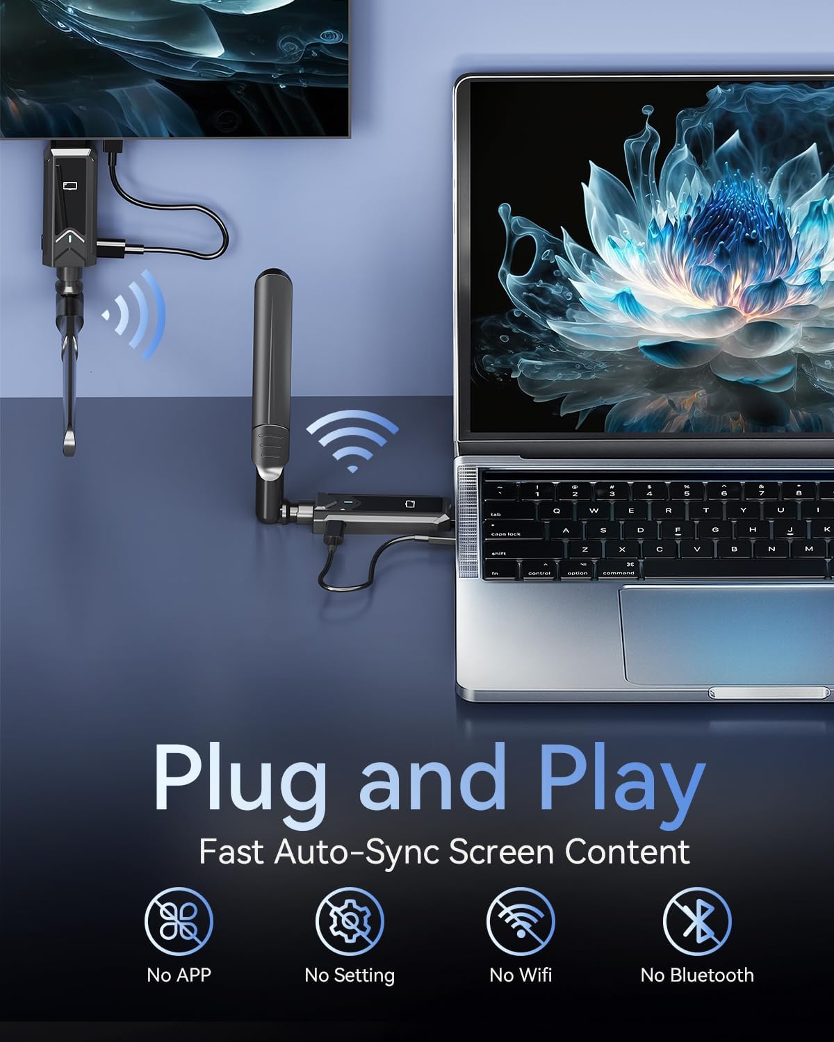 Trasmettitore HDMI Wireless 4K con 2 Ricevitori - immagine 3