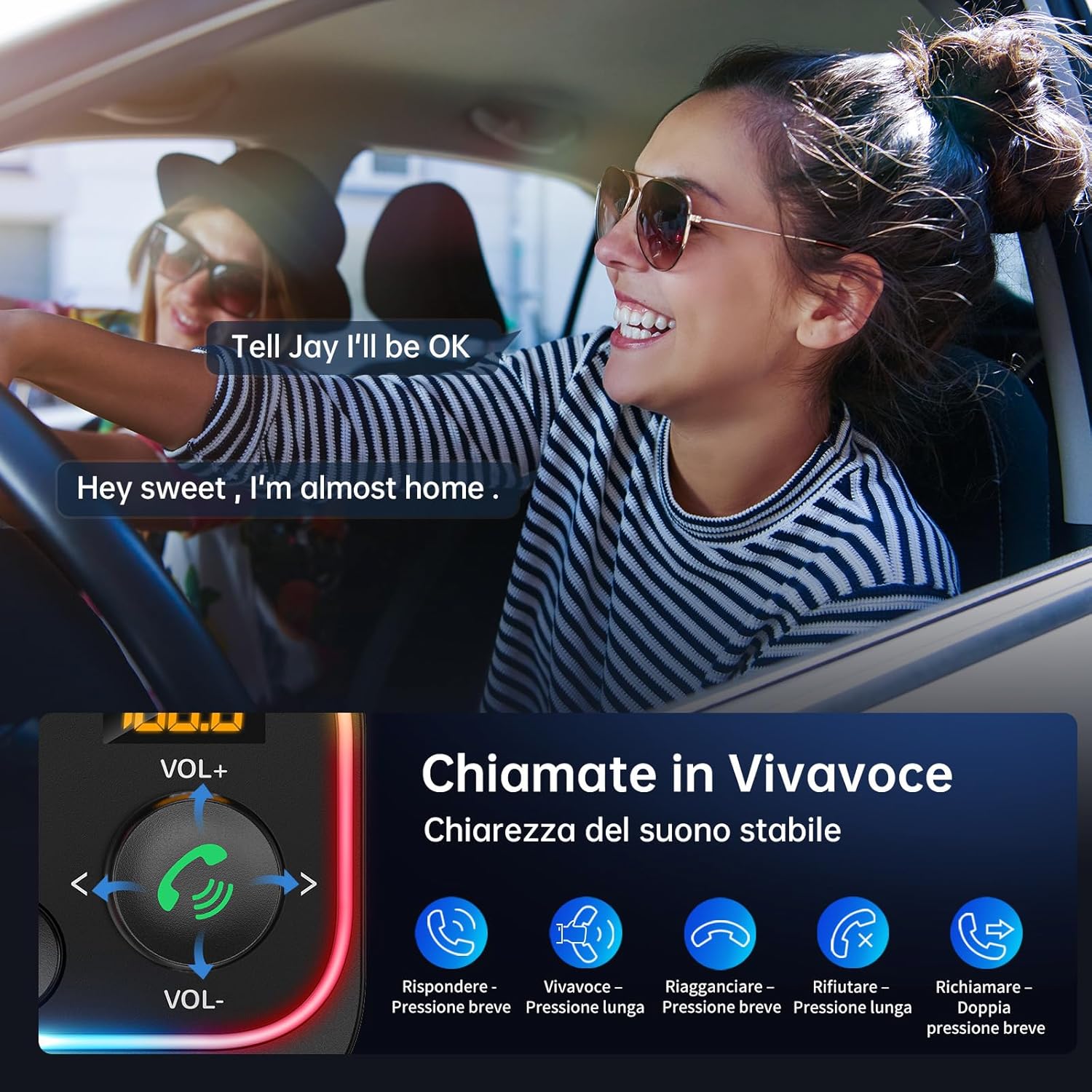 Syncwire Trasmettitore FM Bluetooth 5.4 54W PD&QC3.0 - immagine 7