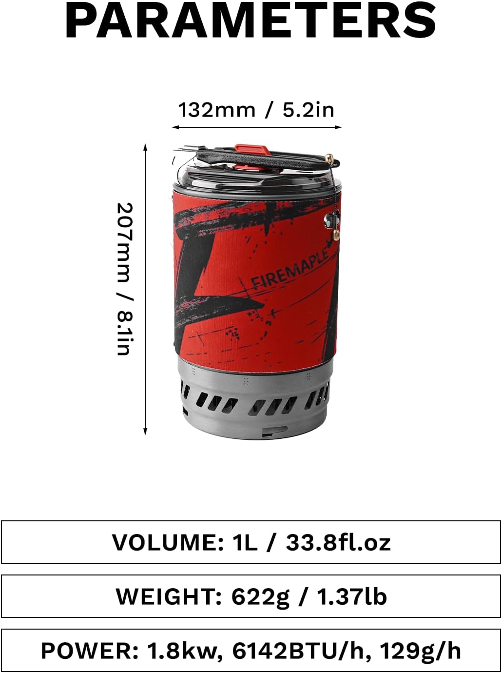 Fire-maple Polaris - Fornello da Trekking a Gas Portatile - immagine 3