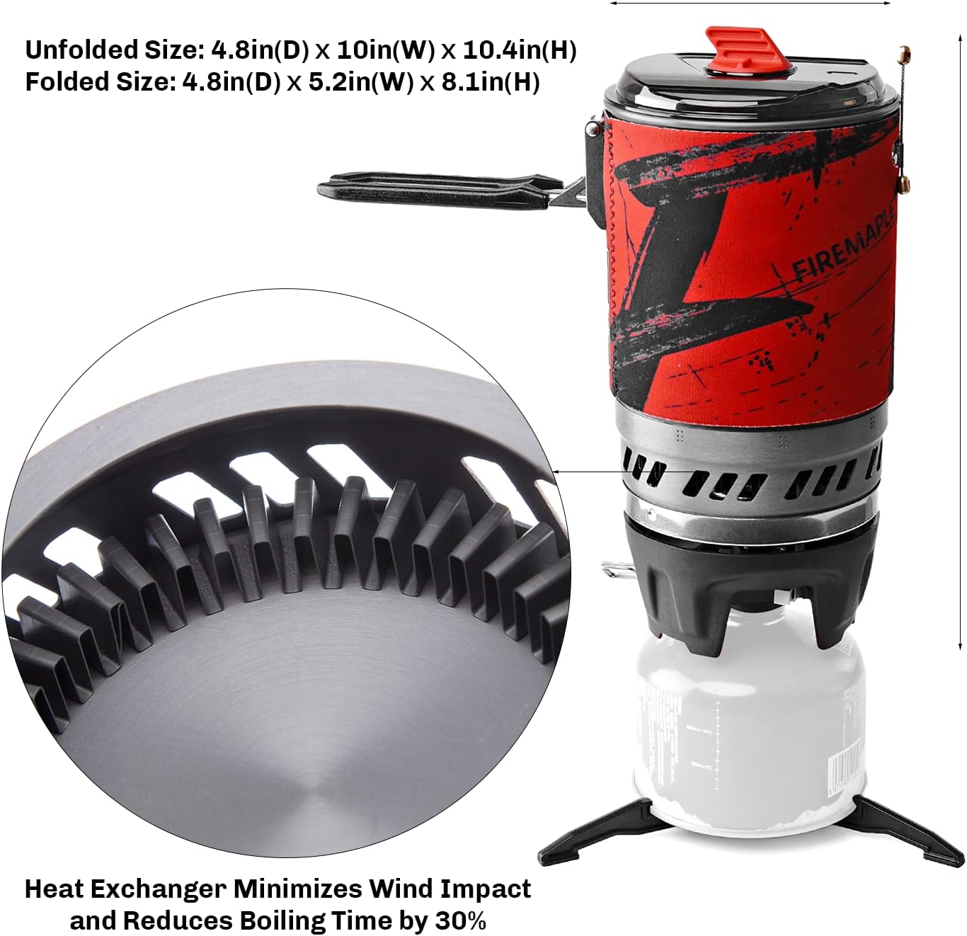 Fire-maple Polaris - Fornello da Trekking a Gas Portatile - immagine 5