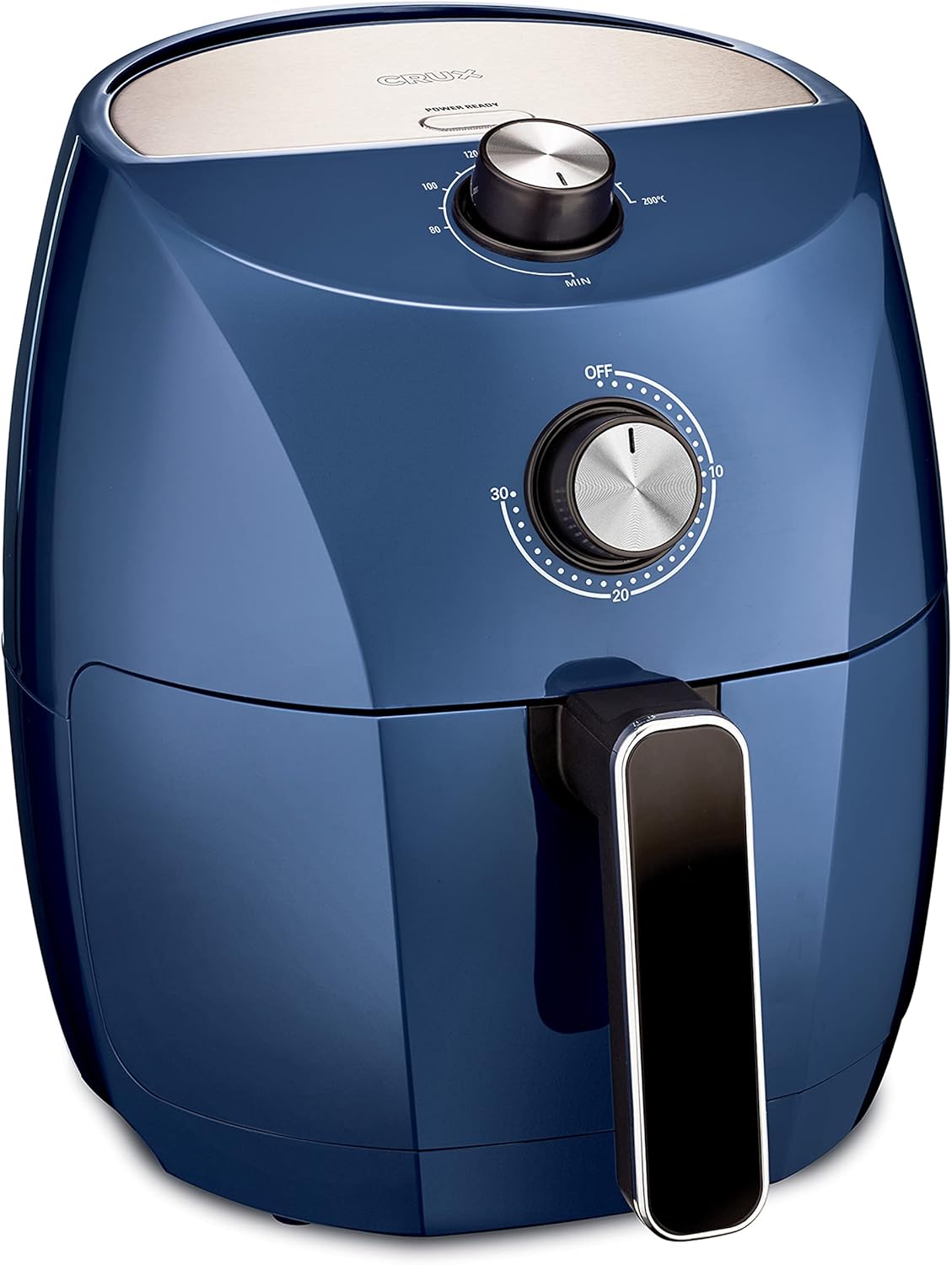 Crux Friggitrice ad Aria Manuale 3.5 L, Blu