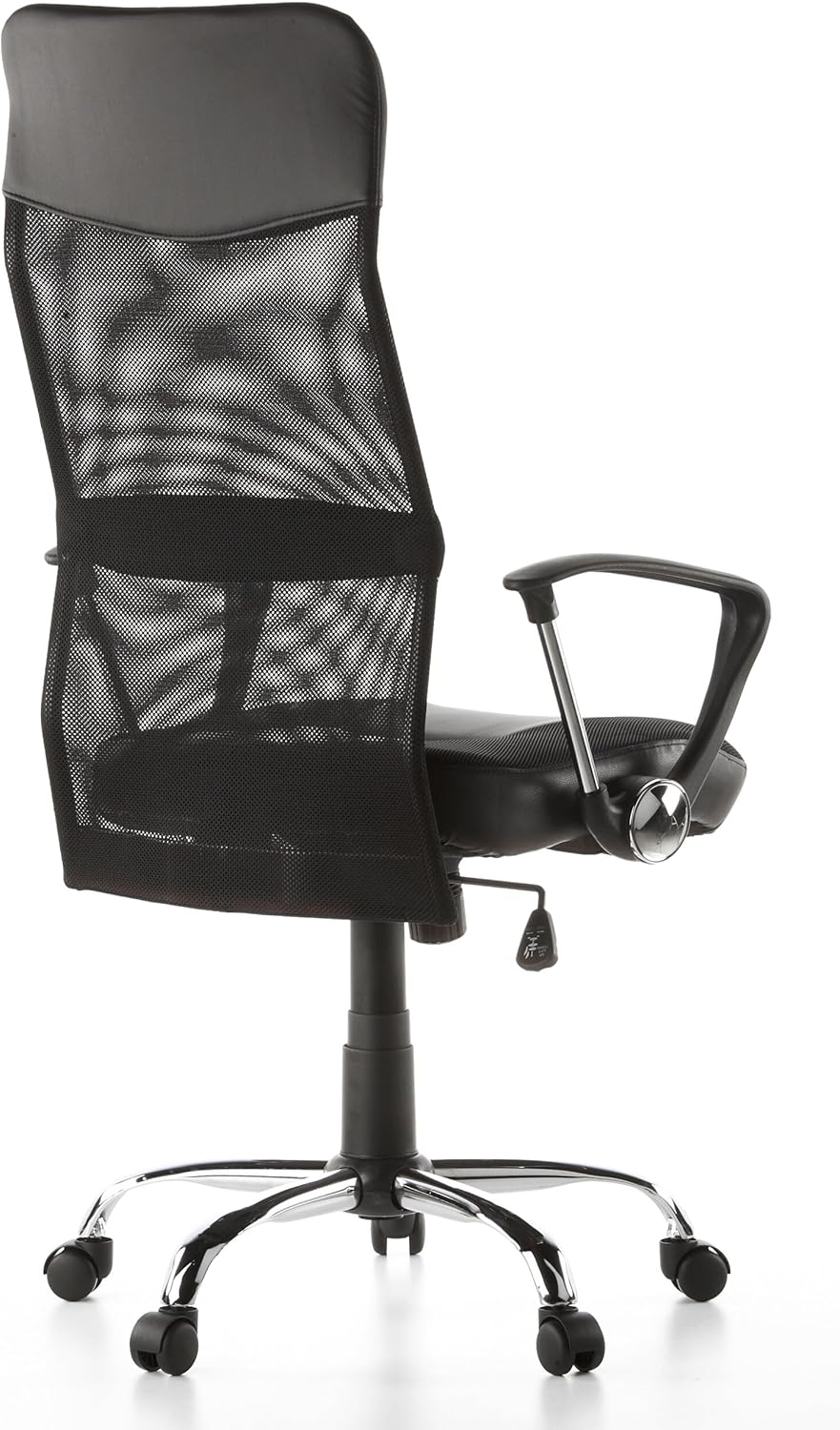 Hjh Office STRYKA - Sedia da Ufficio con Braccioli, Nero - immagine 5