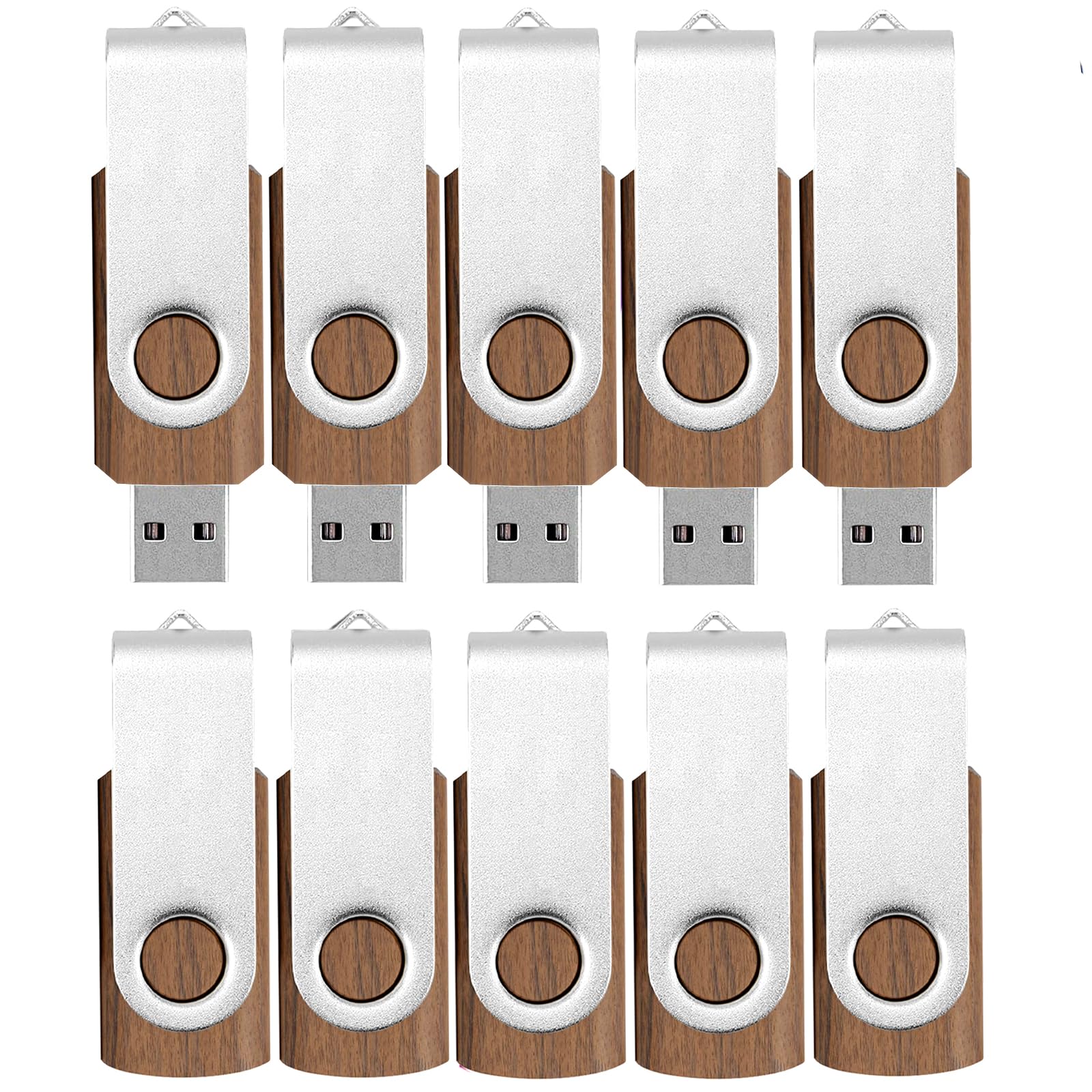 Chiavetta USB in legno 16 GB, Confezione da 10 pezzi