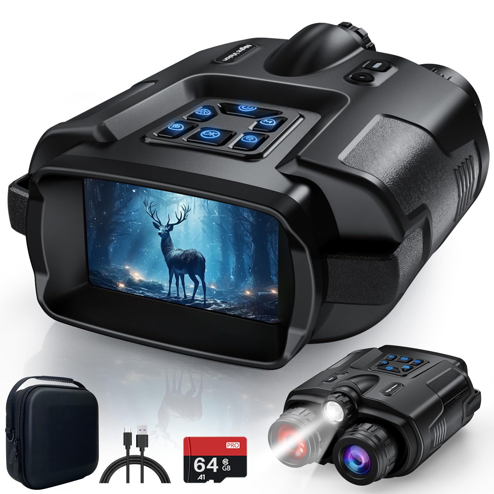 Visore Notturno Digitale 4K Professionale 600m