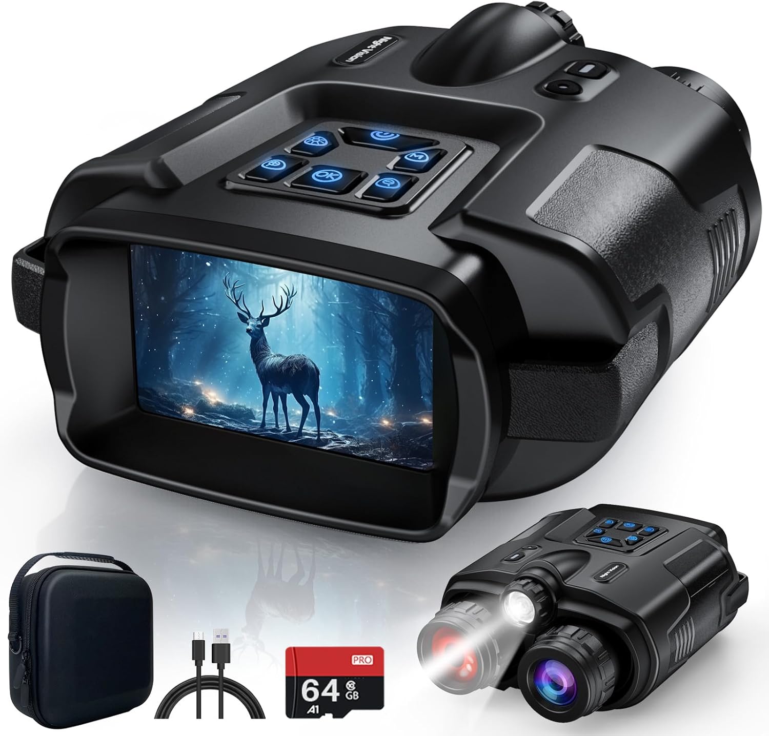 Visore Notturno Digitale 4K Professionale 600m - immagine 1