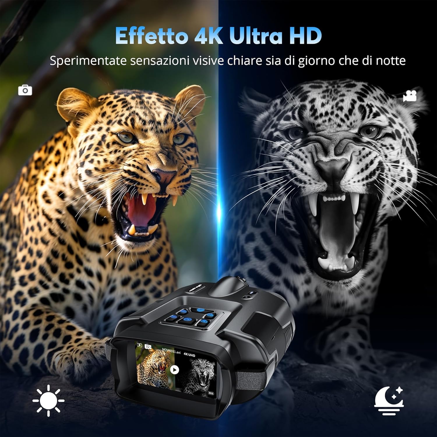 Visore Notturno Digitale 4K Professionale 600m - immagine 3