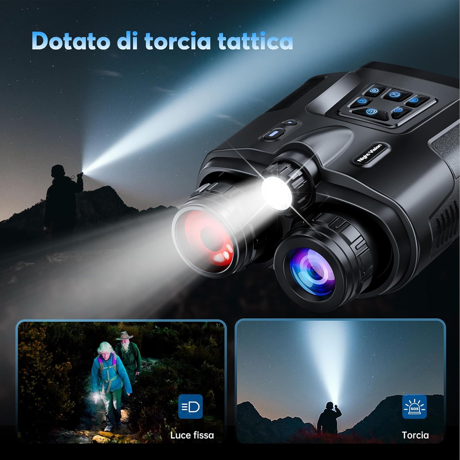 Visore Notturno Digitale 4K Professionale 600m - immagine 8