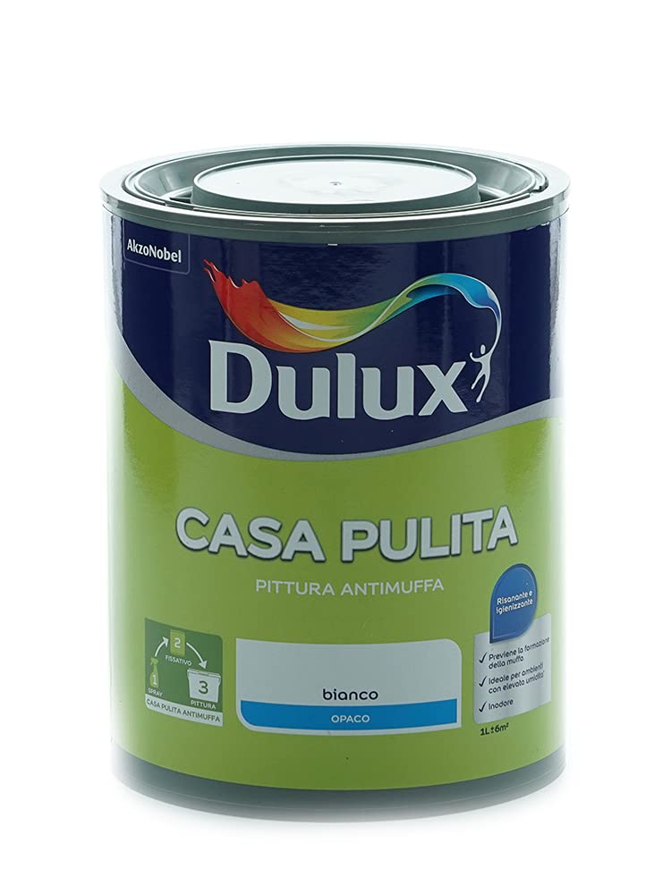 Dulux Casa Pulita Pittura Interni Antimuffa 1 Litro