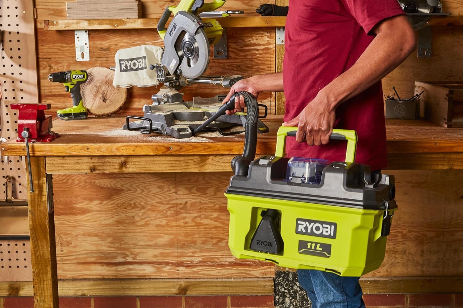 Ryobi RV1811 - Aspiratore Portatile 18V ONE+ 11L - immagine 4