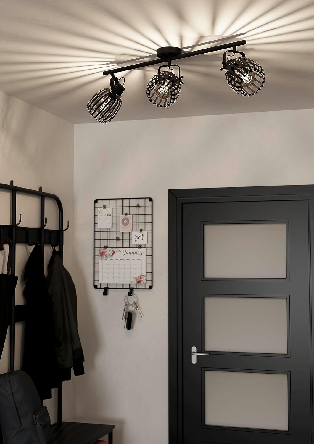 Eglo Girona - Lampada da Soffitto 3 Luci E27 - immagine 3