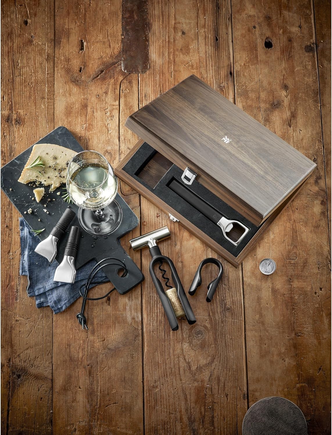 Wmf Baric - Set Sommelier per Vino 5 Pezzi, Nero - immagine 10