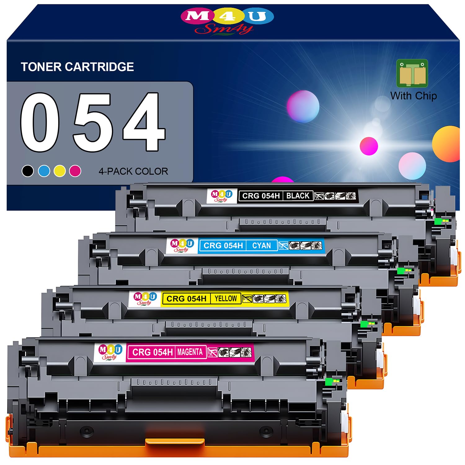 Cartuccia Toner Compatibile 054 - 4 Pack con Chip