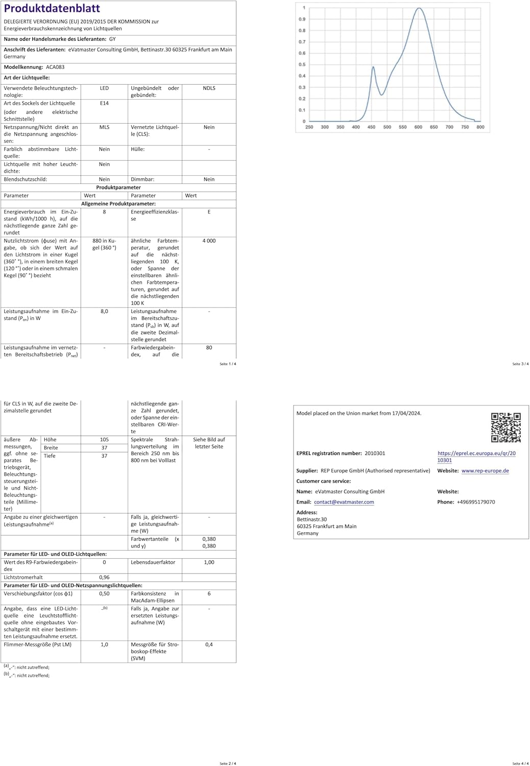 Gy Lampadine LED E14 8W (60W eq.) 880 Lumen, 12 Pezzi - immagine 8