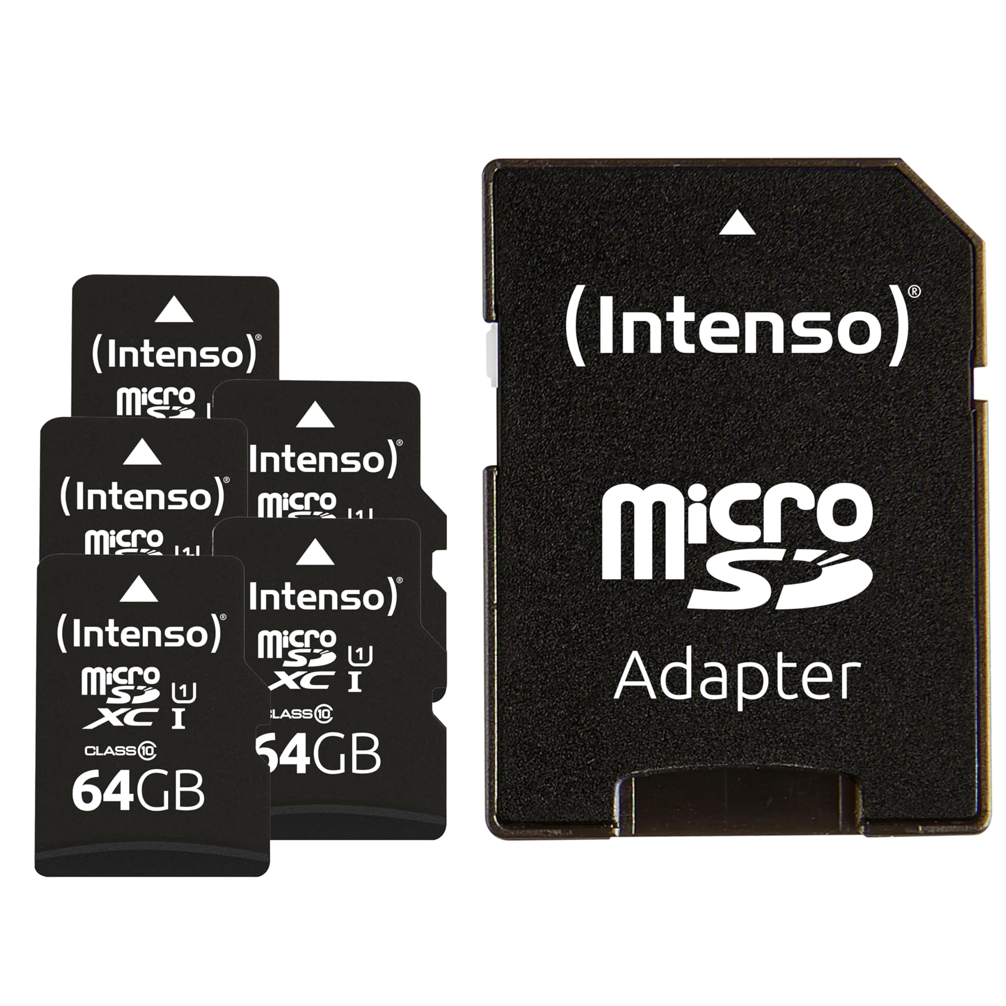 Intenso Premium microSDXC - Scheda di Memoria 64 GB, Nero
