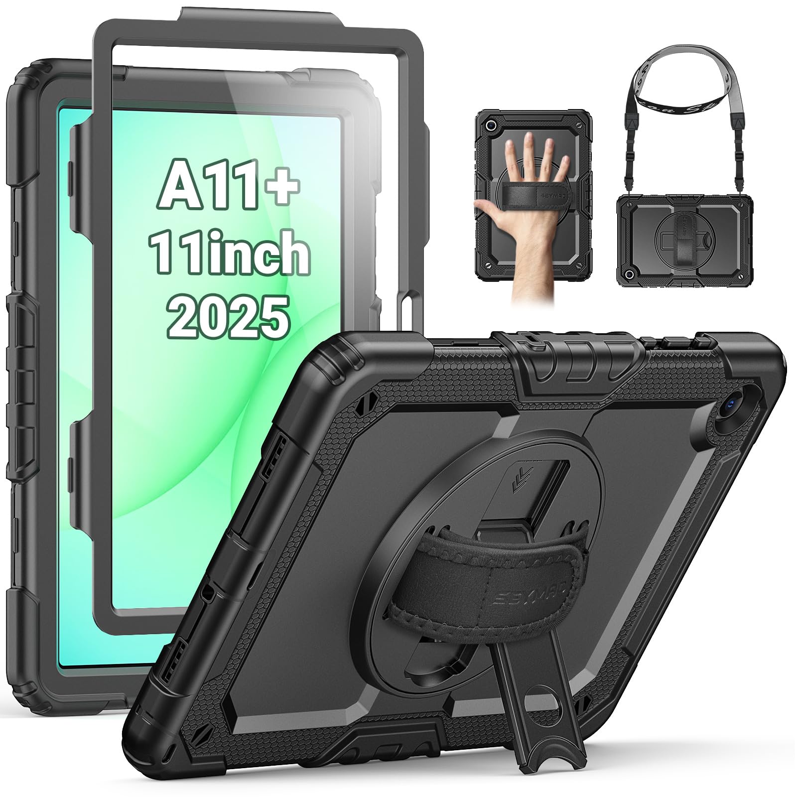 Seymac Custodia Antishock per Samsung Galaxy Tab A11+ Plus 11"