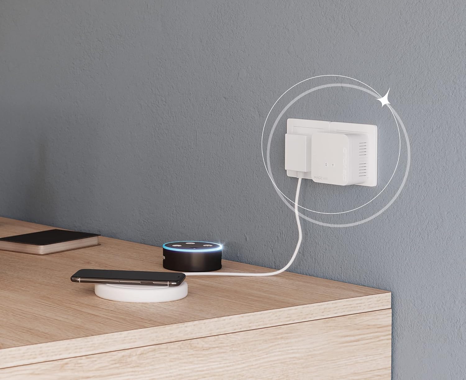 Devolo Magic 1 WiFi mini Starter Kit Powerline WLAN Network Kit 400 Mbit/s - immagine 6