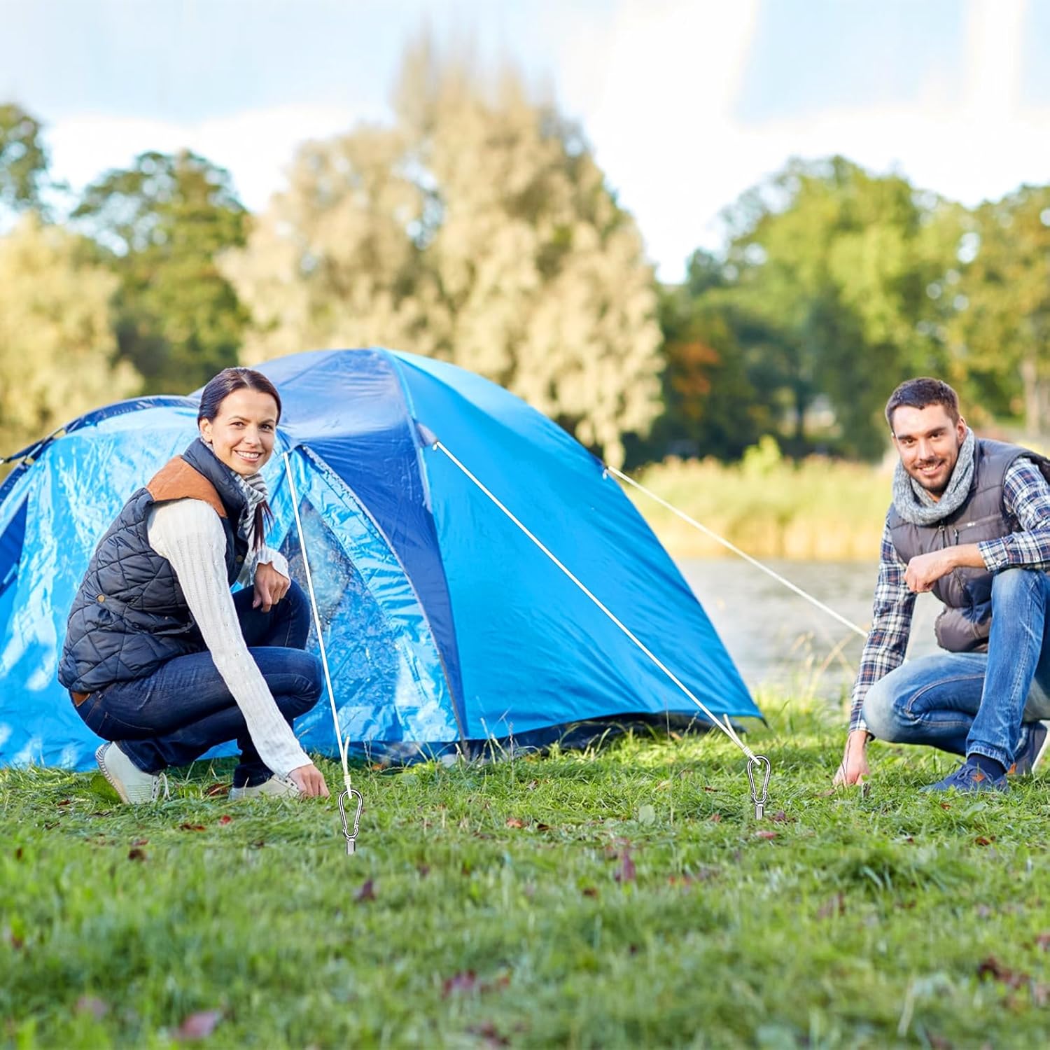 Seleware 8 Picchetti di Ancoraggio a Terra in Acciaio Inox - immagine 4