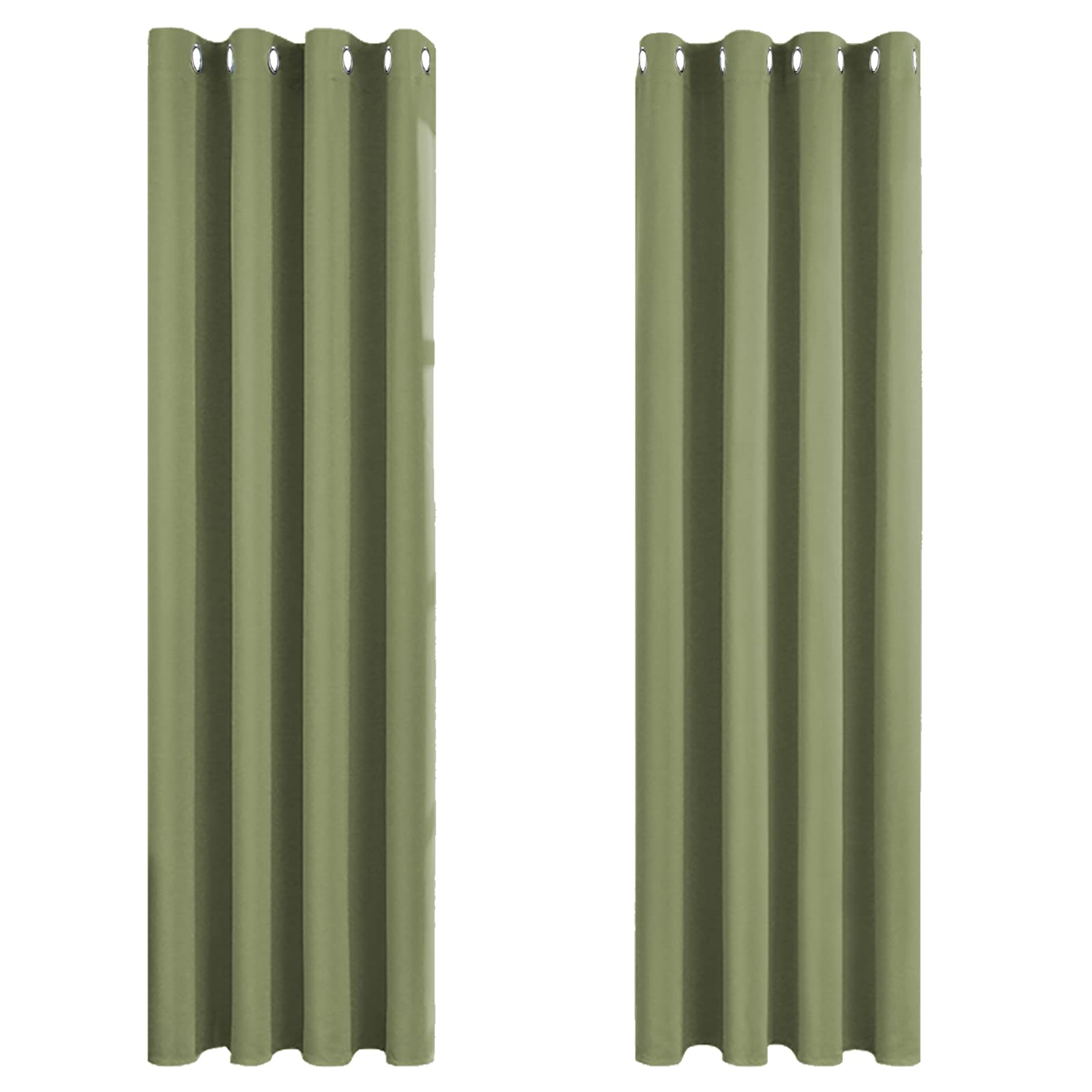 Mrtrees Tende Oscuranti Isolanti Termiche con Occhielli, Verde