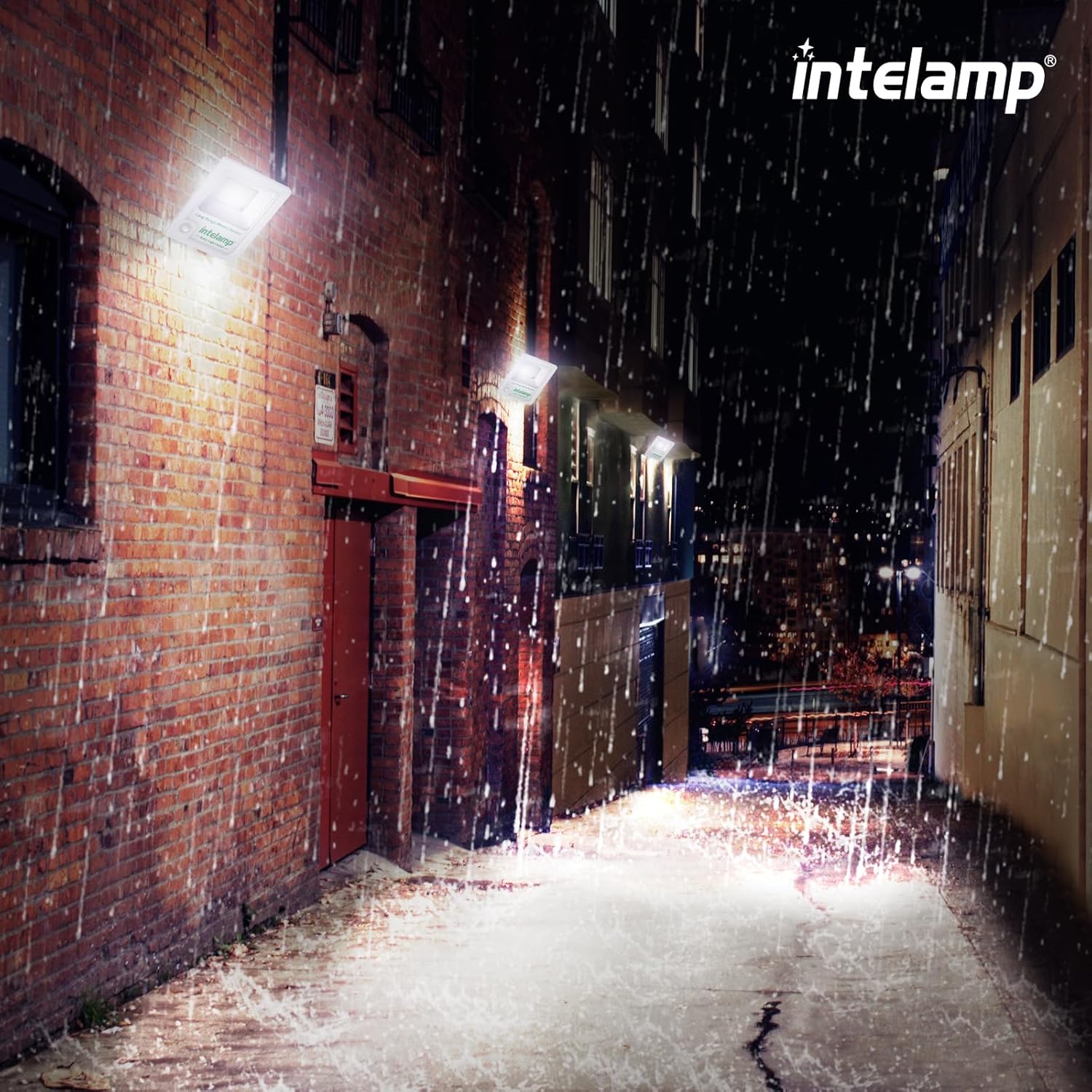 INTELAMP Fari Solari a Led da Esterno 12000mAh 2000LM - immagine 7